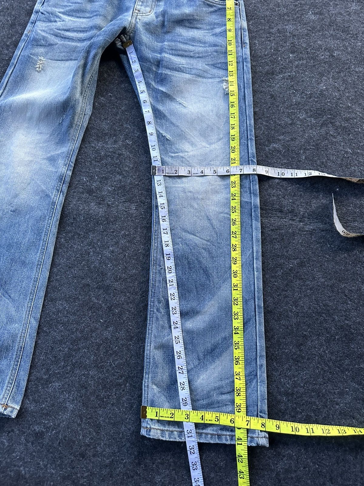 Hysteric Glamour Improves Brand Mud Washed Denim 30x31 D347 Size US 30 / EU 46 - 10 Thumbnail