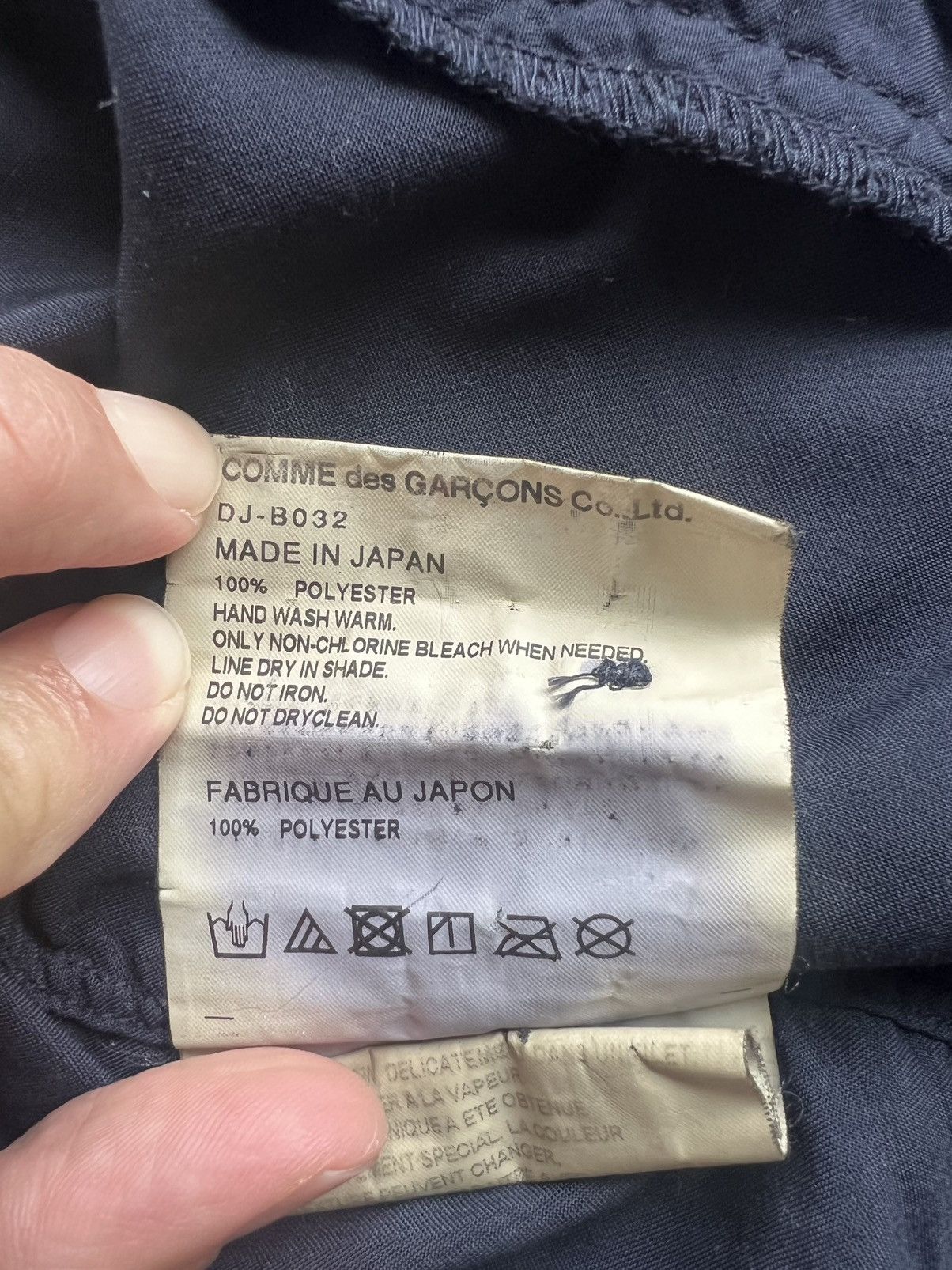 Comme des Garcons Comme Des Garcons Gomme Deux - Dark Navy Blue Shirt Size US L / EU 52-54 / 3 - 9 Thumbnail