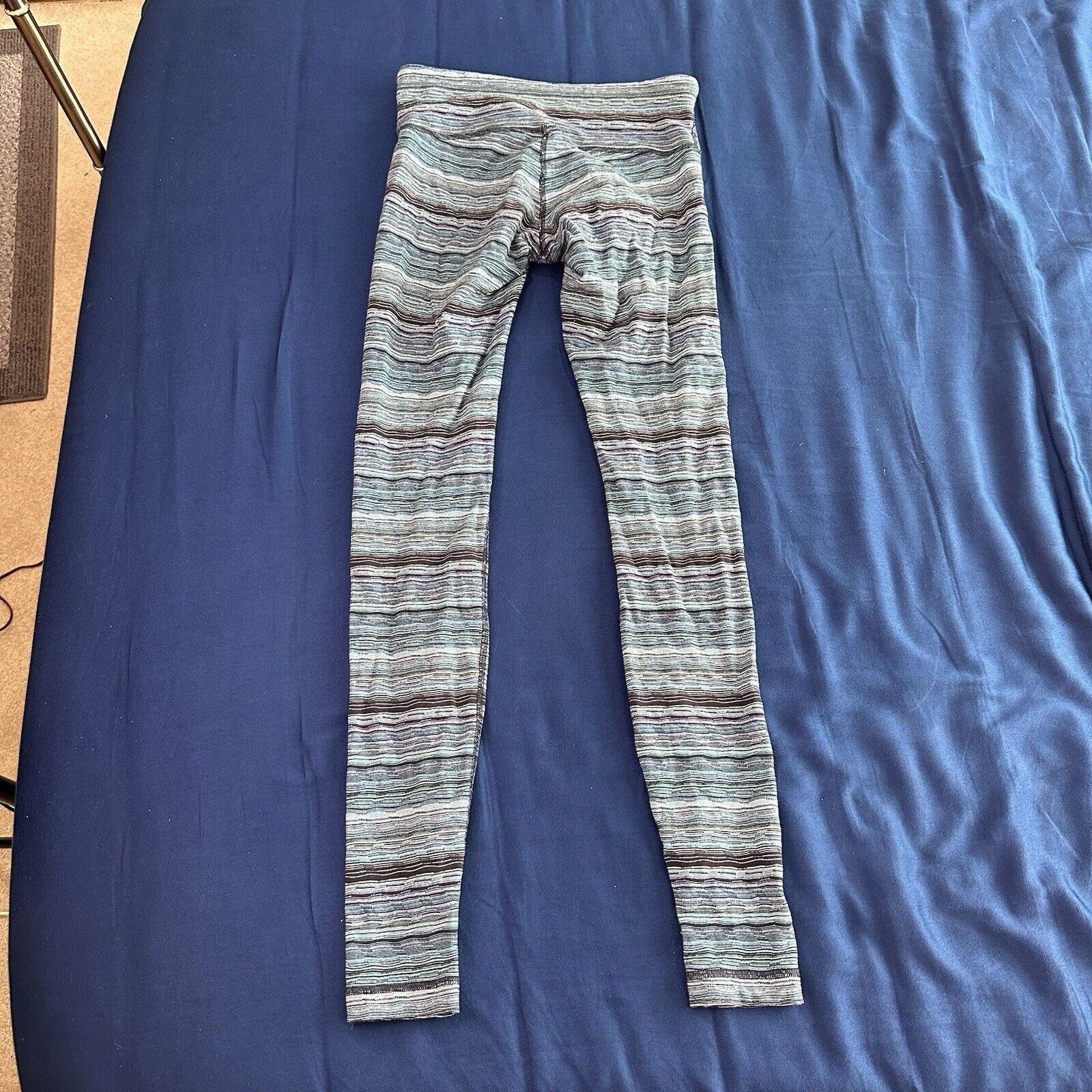 Lululemon lululemon wunder under leggings 6 Blue Green Yoga Pants Size 28" / US 6 / IT 42 - 3 Thumbnail