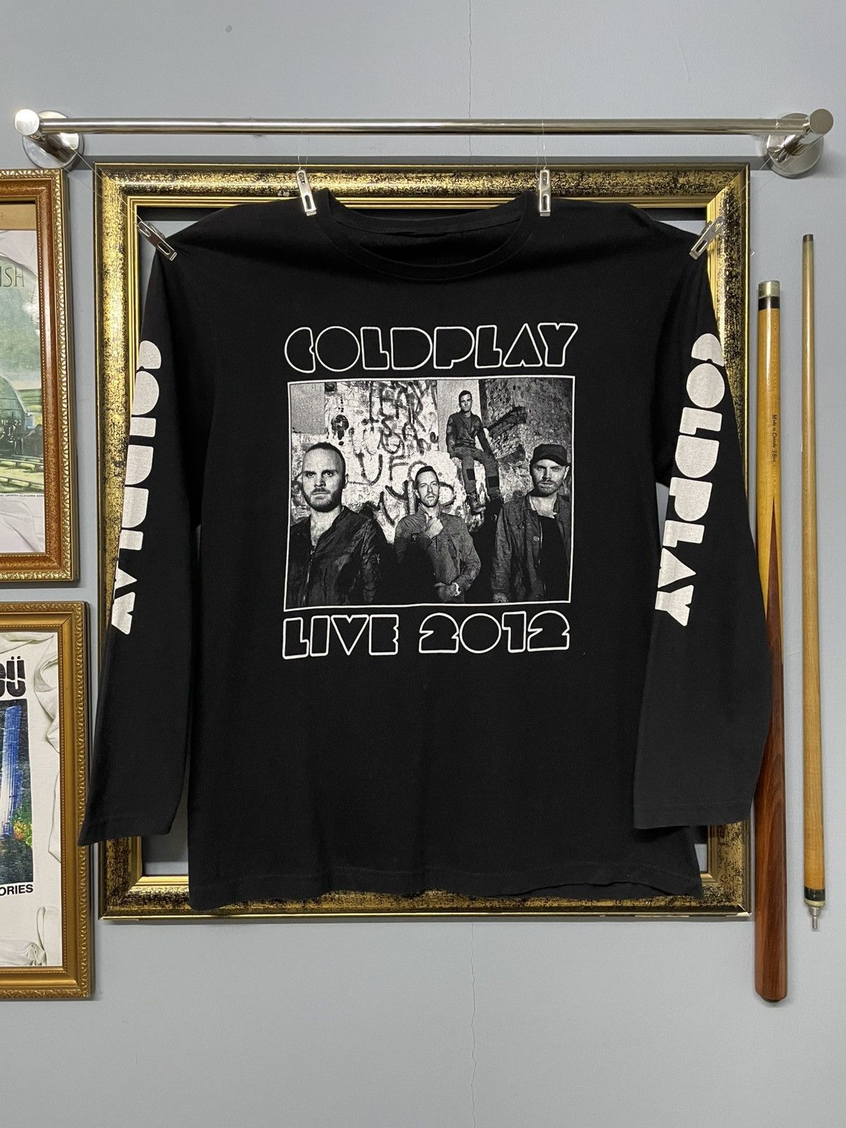 Vintage Coldplay Live 2012 Tour Longsleeve Og Photo Tee Band