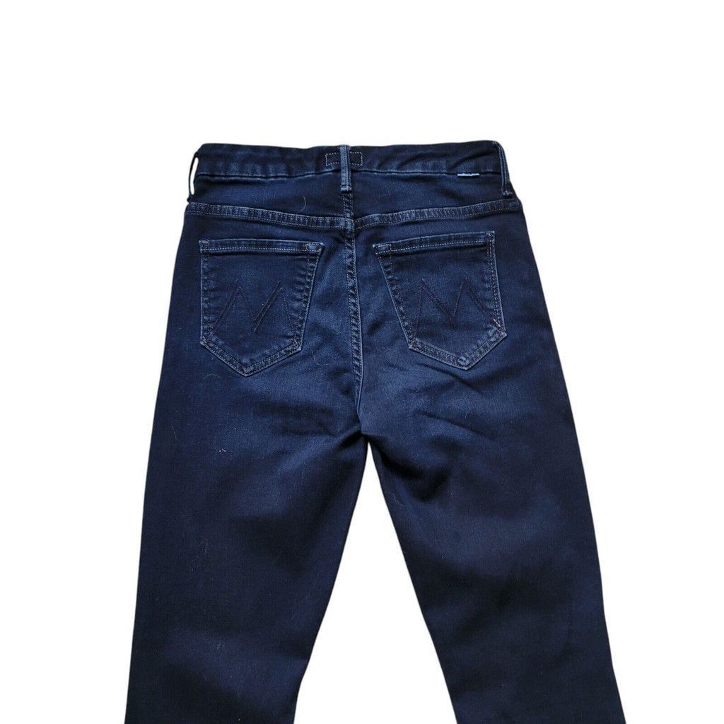 MOTHER Mother High Waisted Looker Ankle Fray Jeans. Dark Size 25. Size 25" / US 0 / IT 36 - 6 Thumbnail
