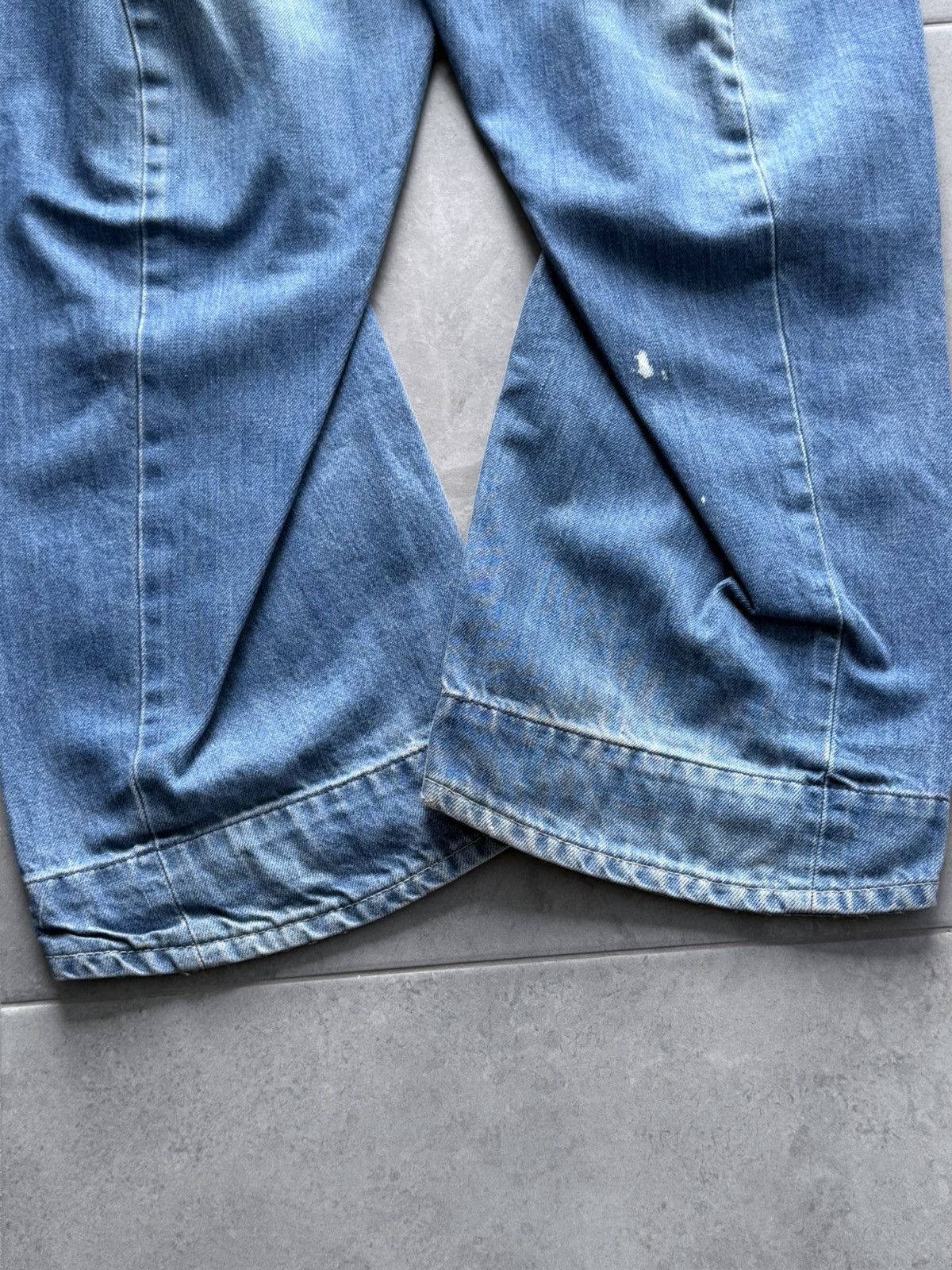 Levi's 2000s Levis Engineered Buckle Back Twisted Washed Jeans Size US 32 / EU 48 - 6 Thumbnail