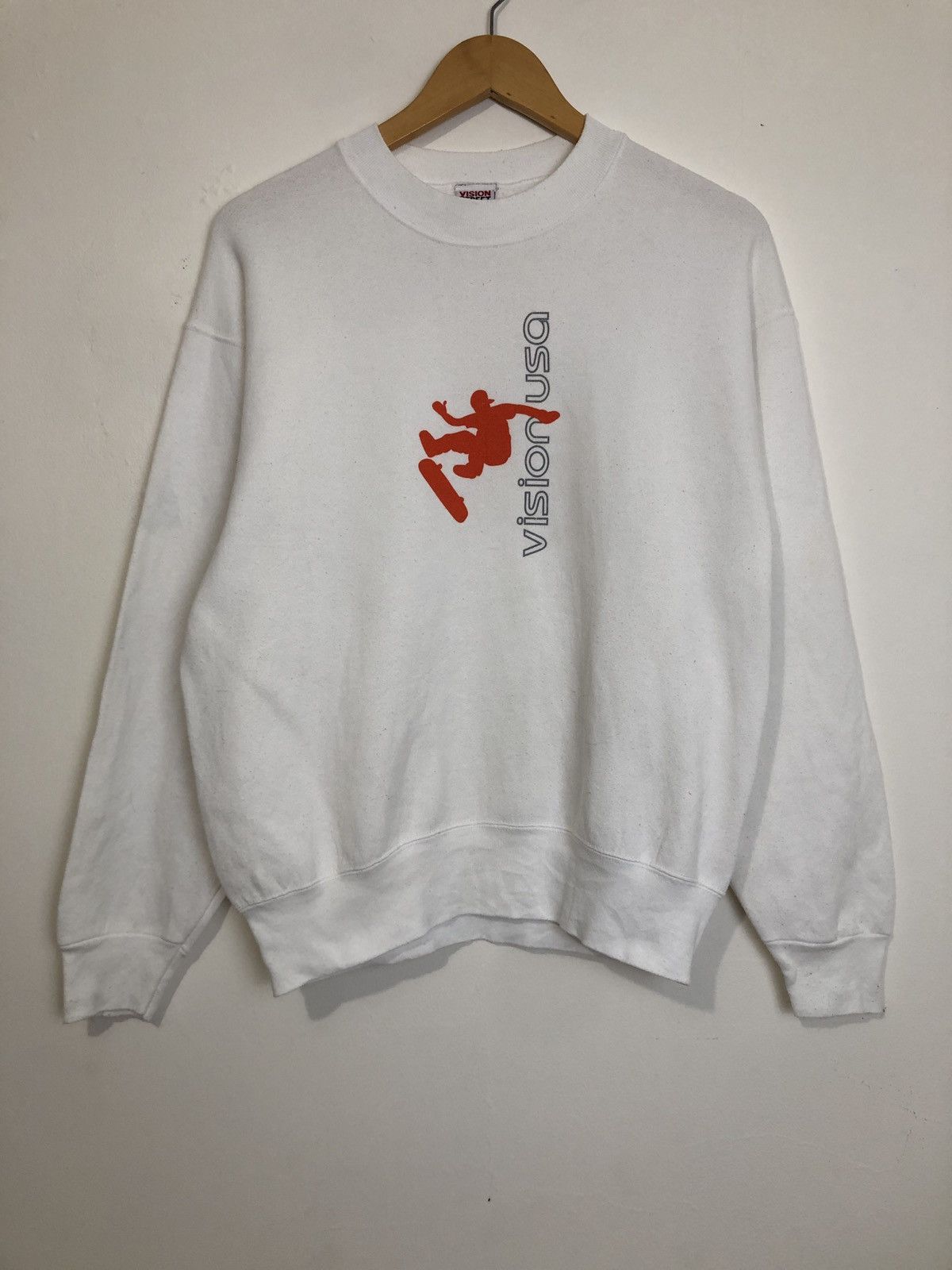 Vintage 90s Vision Streetwear Crewneck Sweatshirt