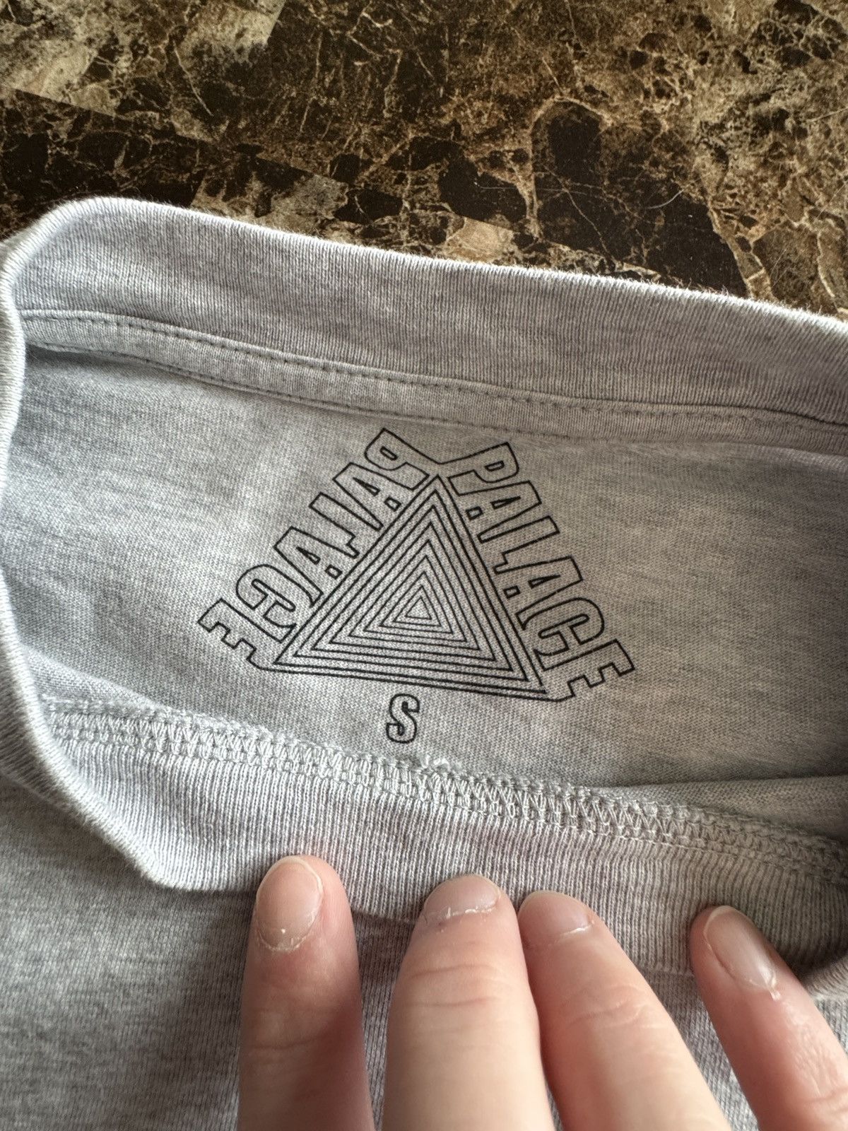 Palace Palace Jobsworth Tee - Grey - Apple - CEASE & DESIST Size US S / EU 44-46 / 1 - 6 Thumbnail