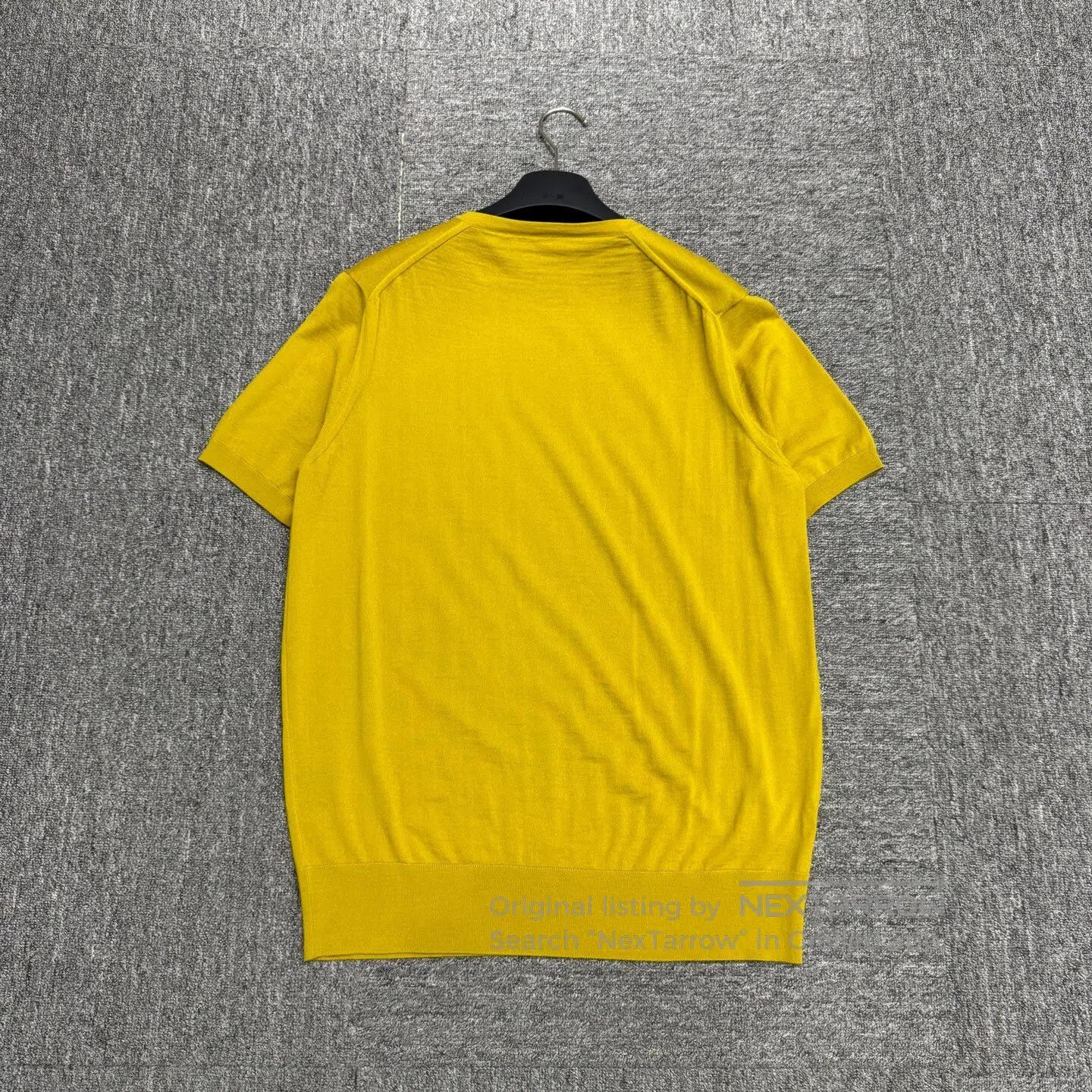 Loro Piana LORO PIANA Wool knit short-sleeved shirt| Size US M / EU 48-50 / 2 - 2 Thumbnail
