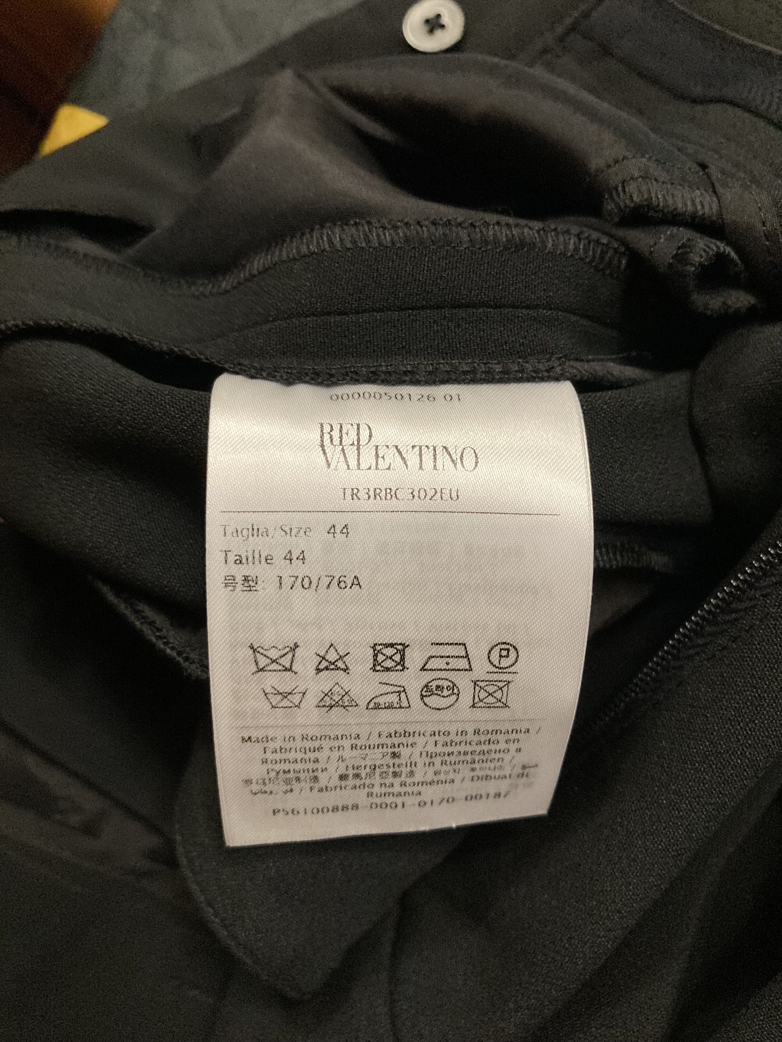 RED Valentino Valentino Red Classic Basic Black Dress Pants Size 30" / US 8 / IT 44 - 8 Thumbnail