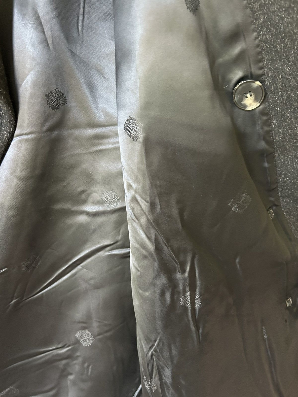 Crombie Crombie men's double-breasted wool-blend pea coat Size US XL / EU 56 / 4 - 5 Thumbnail