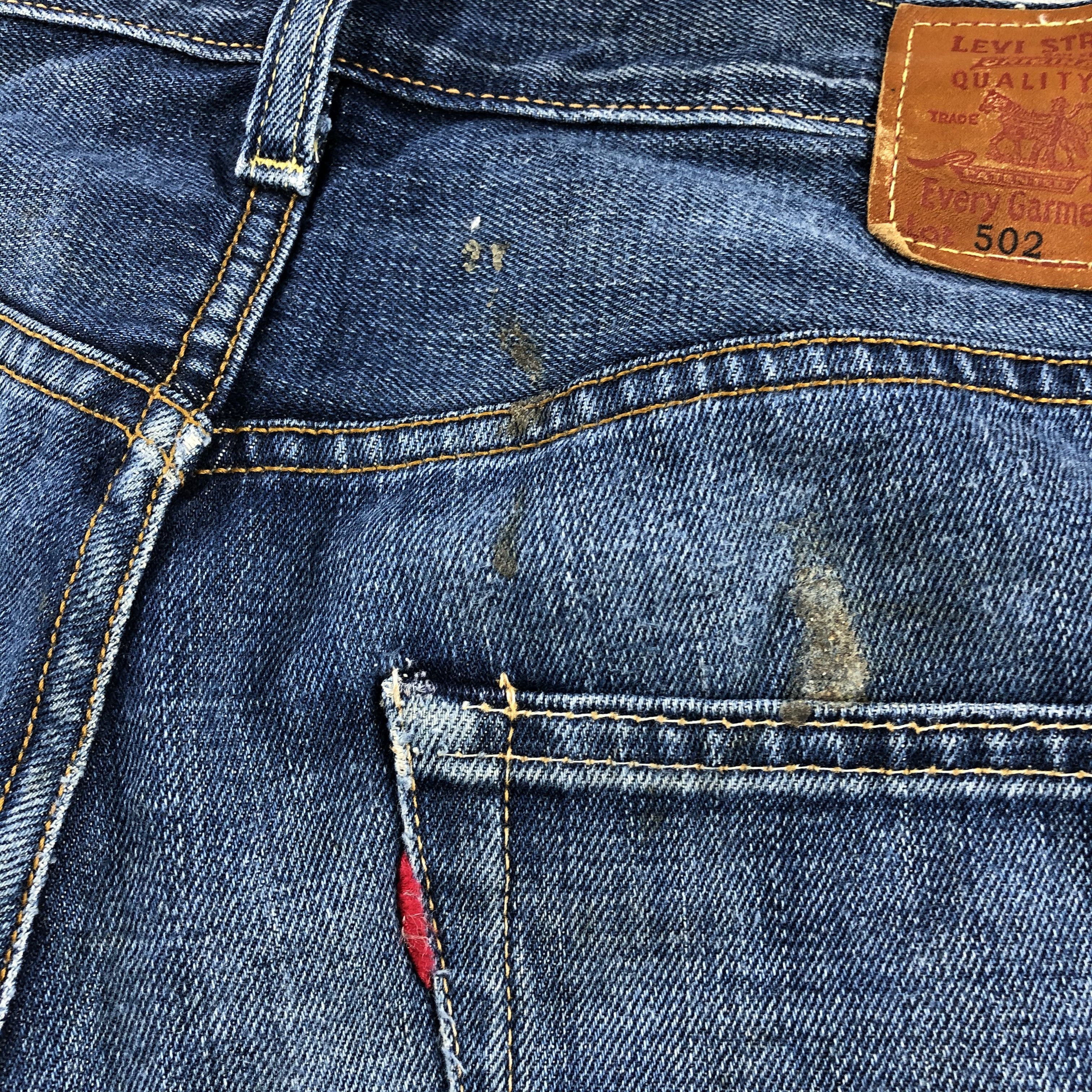 Levi's Vintage Levi's 502 Jeans Faded Blue Denim KJ925 Size US 33 - 8 Thumbnail