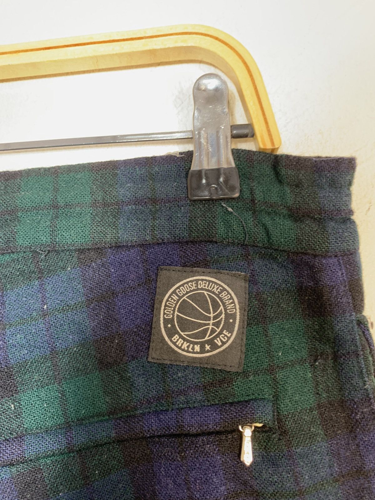 Canada Goose 90s Golden Goose Deluxe Venezia Italia Plaid Checked Pant Size US 34 / EU 50 - 7 Thumbnail