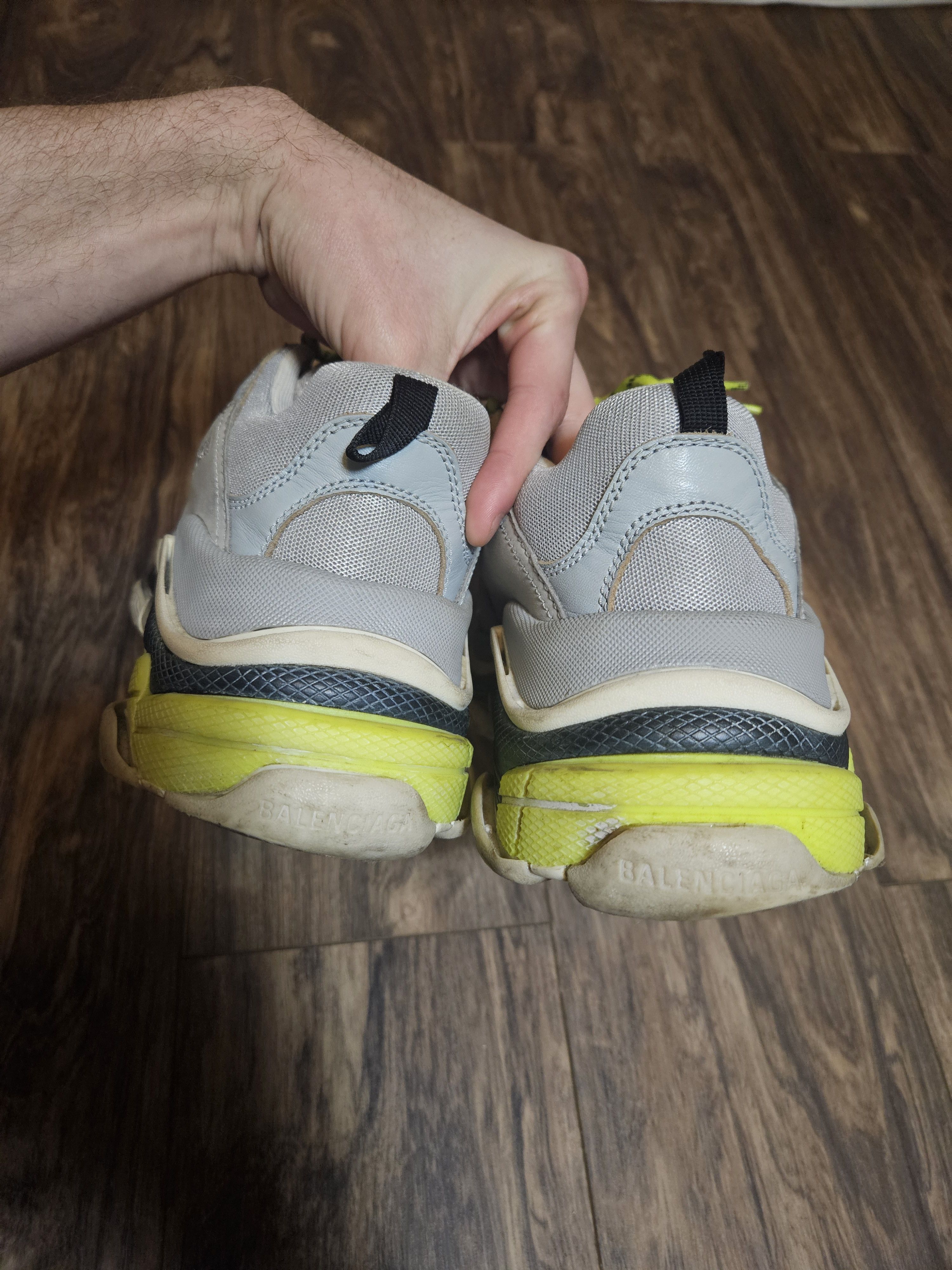 Balenciaga Balenciaga Triple S Gray Green Sz 41 Size US 8 / EU 41 - 6 Thumbnail