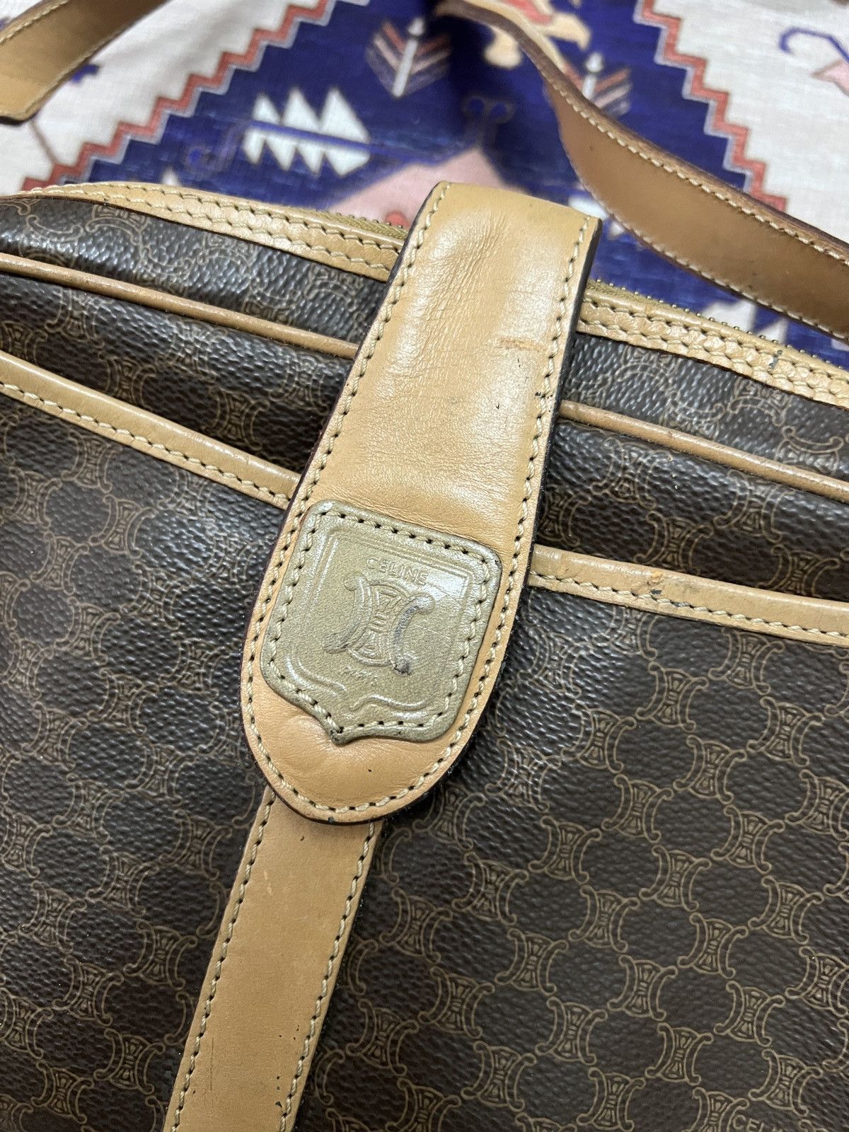 Celine Vintage Celine macadam monogram crossbody bag Size ONE SIZE - 7 Thumbnail