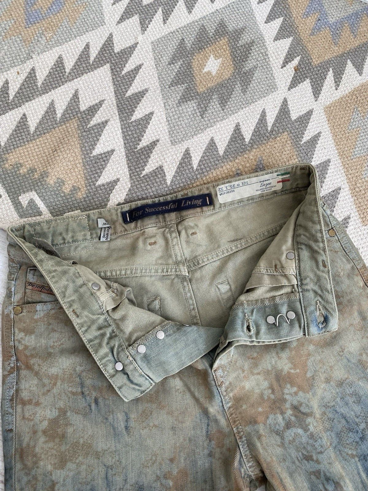 Diesel Diesel Womens Avant Garde Painted Pants Jeans Size 25" / US 0 / IT 36 - 12 Thumbnail