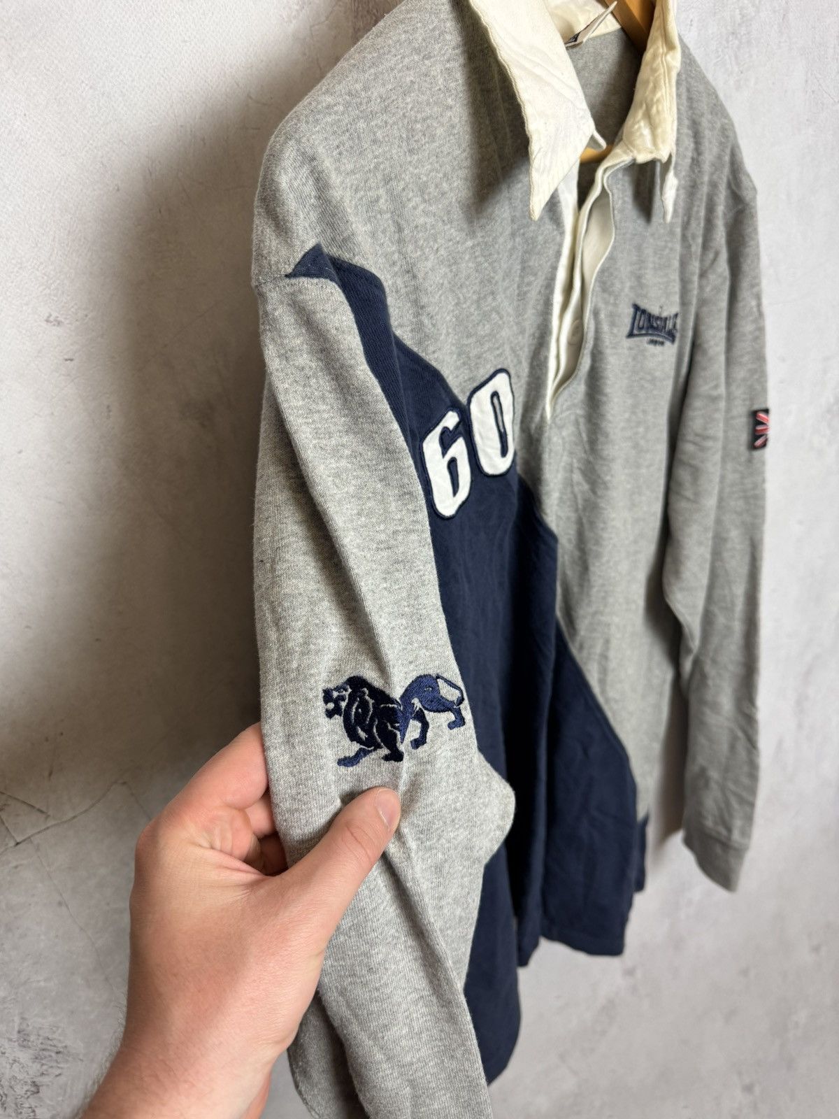 Lonsdale × Vintage Lonsdale London Sweatshirt Vintage 90s Size US XL / EU 56 / 4 - 8 Thumbnail