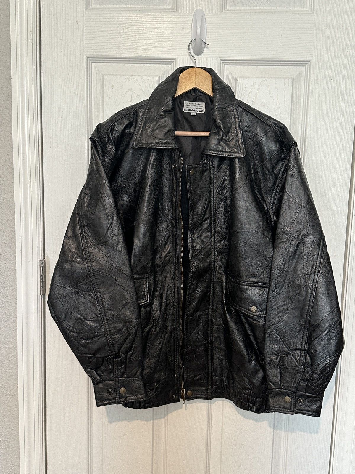Designer × Vintage Genuine Roadpro Leather Jacket XL Size US XL / EU 56 / 4 - 1 Thumbnail
