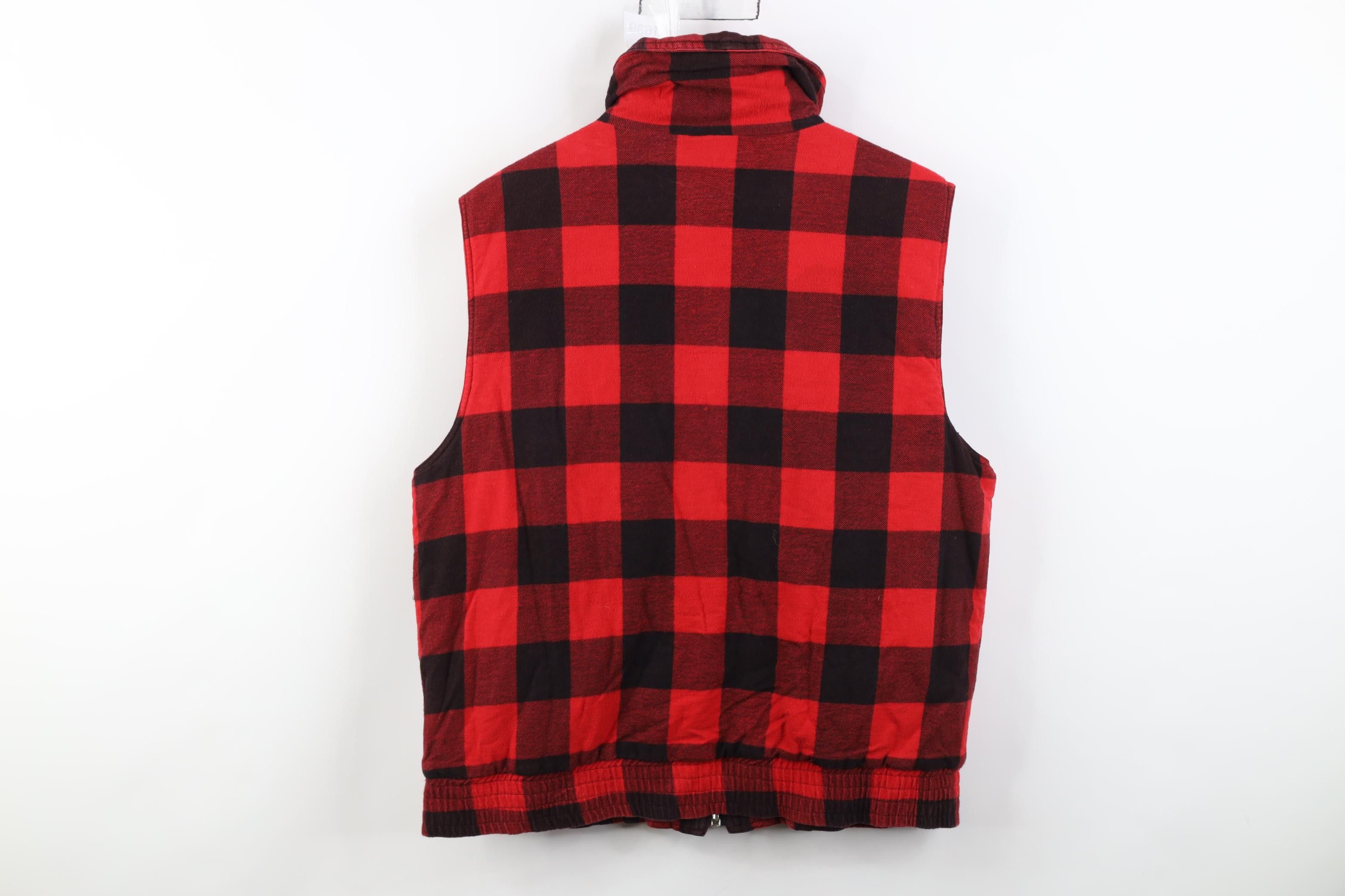 Vintage Vintage 90s Streetwear Puffer Vest Jacket Buffalo Plaid Size US M / EU 48-50 / 2 - 11 Thumbnail