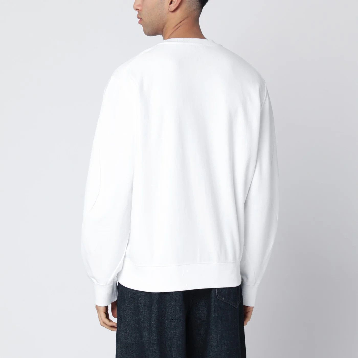 Givenchy o1d2blof0426 Logo Embroidered Sweatshirts in White Size US L / EU 52-54 / 3 - 3 Thumbnail