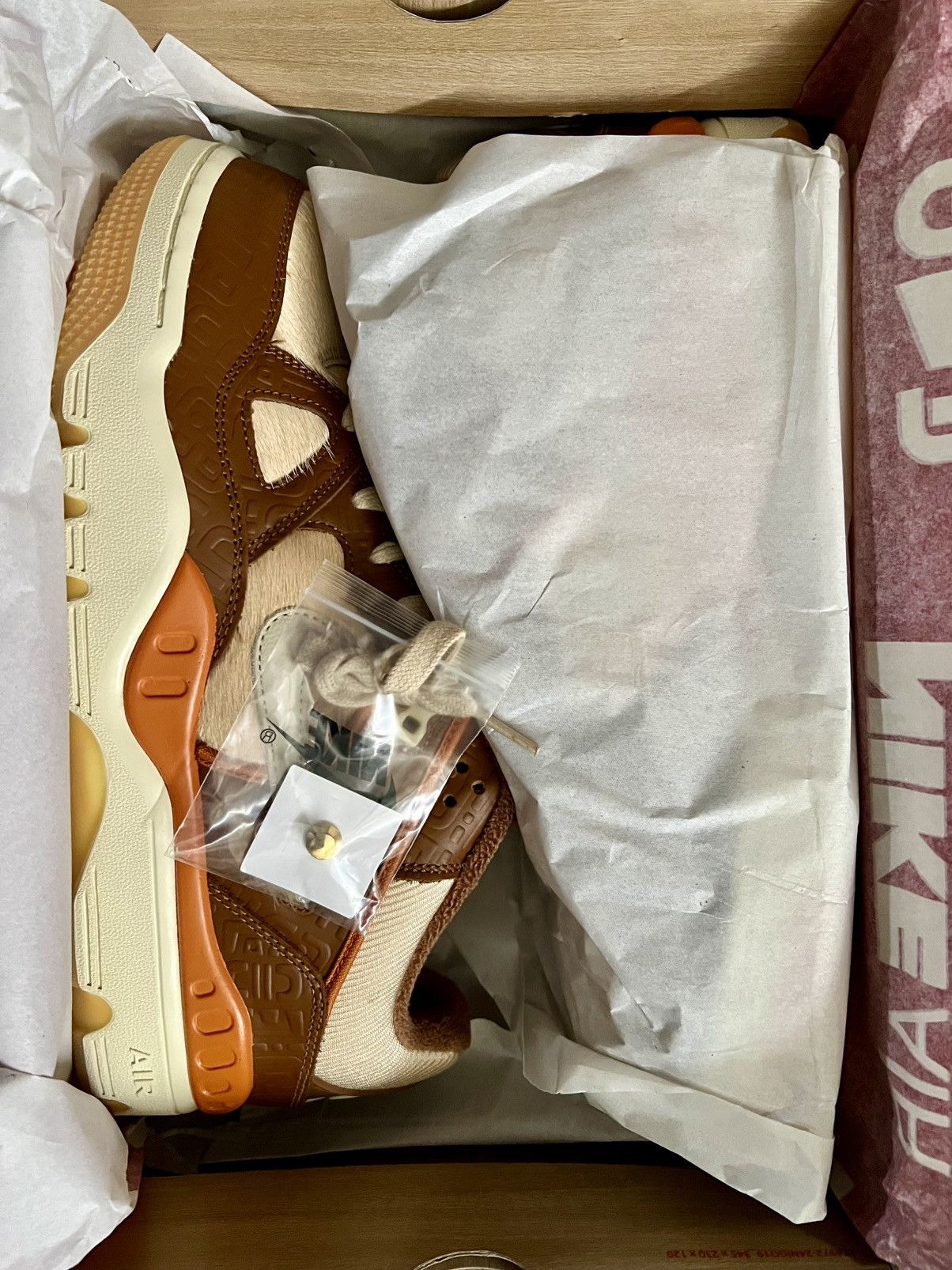 Nike Nike x Nigo Air Force3 Light British Tan 10.5 Size US 10.5 / EU 43-44 - 6 Thumbnail