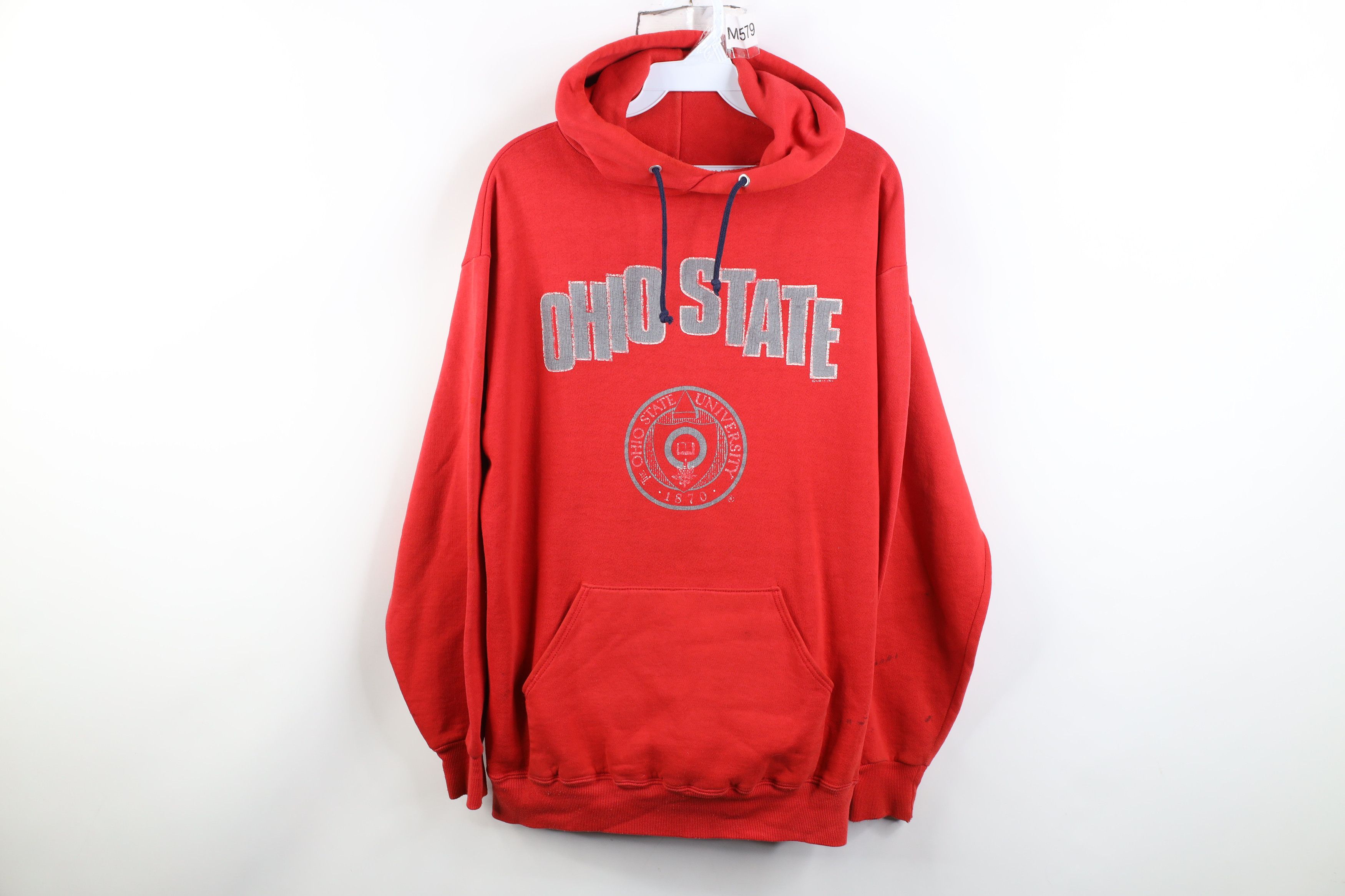 Vintage Vintage 80s 90s Ohio State University Hoodie Sweatshirt USA Size US M / EU 48-50 / 2 - 1 Thumbnail