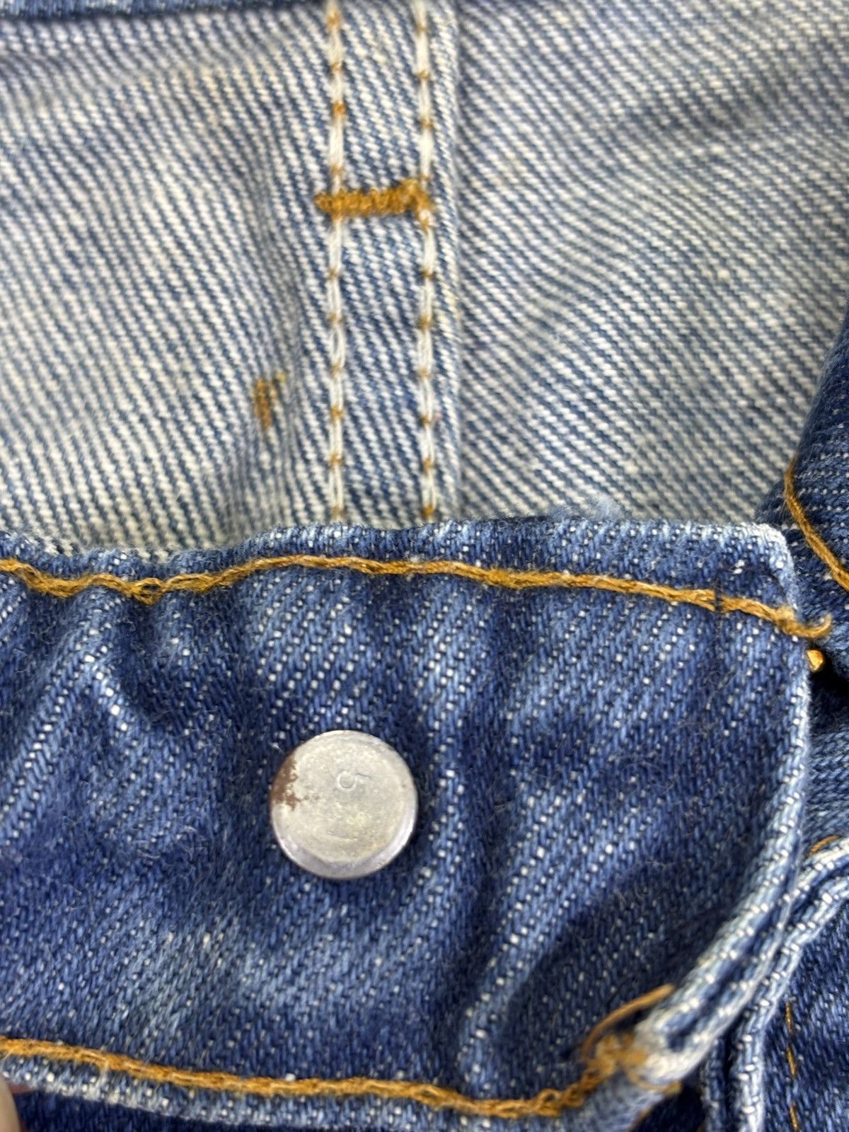 Levi's 💥Vintage💥80s Levis 646 Blue Wash Bell Bottom Denim K2 Size US 29 - 7 Thumbnail