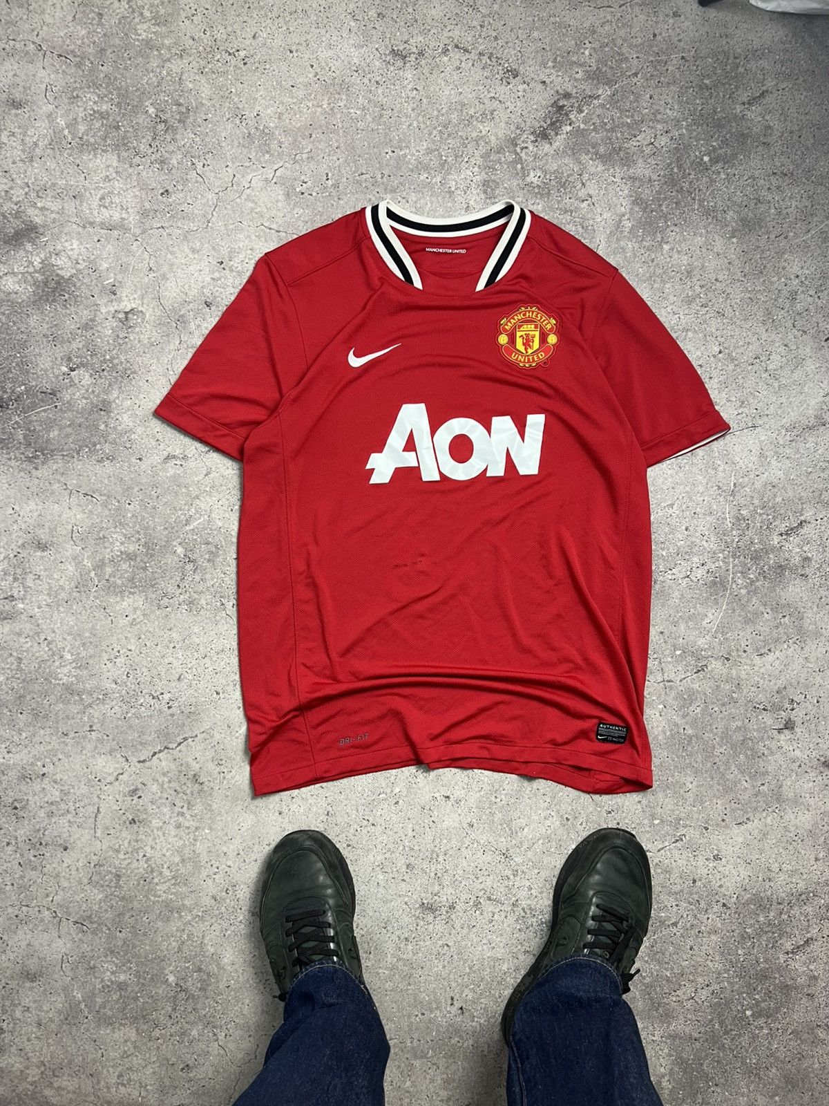 Nike Nike Manchester United 2011 Soccer Jersey Size US L / EU 52-54 / 3 - 1 Thumbnail