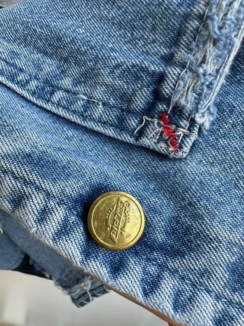 Greg Lauren greg lauren Badge denim polo shirt 2506-Nextarrow Size US M / EU 48-50 / 2 - 7 Thumbnail