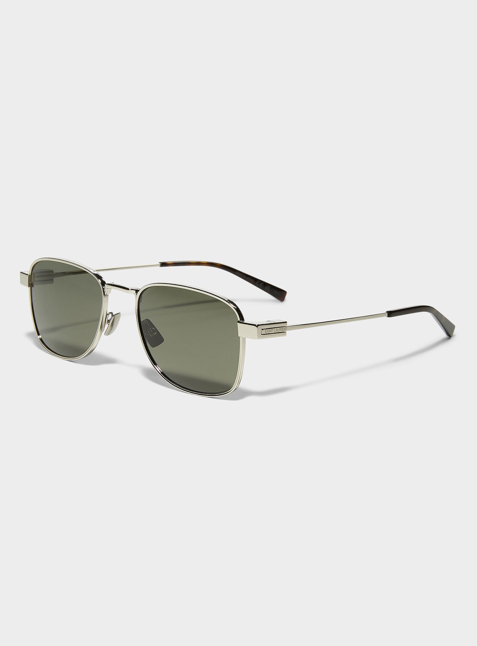 Saint Laurent Paris BNWT AW25 SAINT LAURENT SQUARE METALLIC SUNGLASSES Size ONE SIZE - 1 Thumbnail