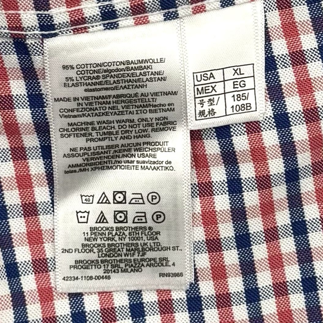 Brooks Brothers Brook Brothers Button Up Shirt Mens XL Academia Office Gingham Preppy 2010s Size US XL / EU 56 / 4 - 8 Thumbnail