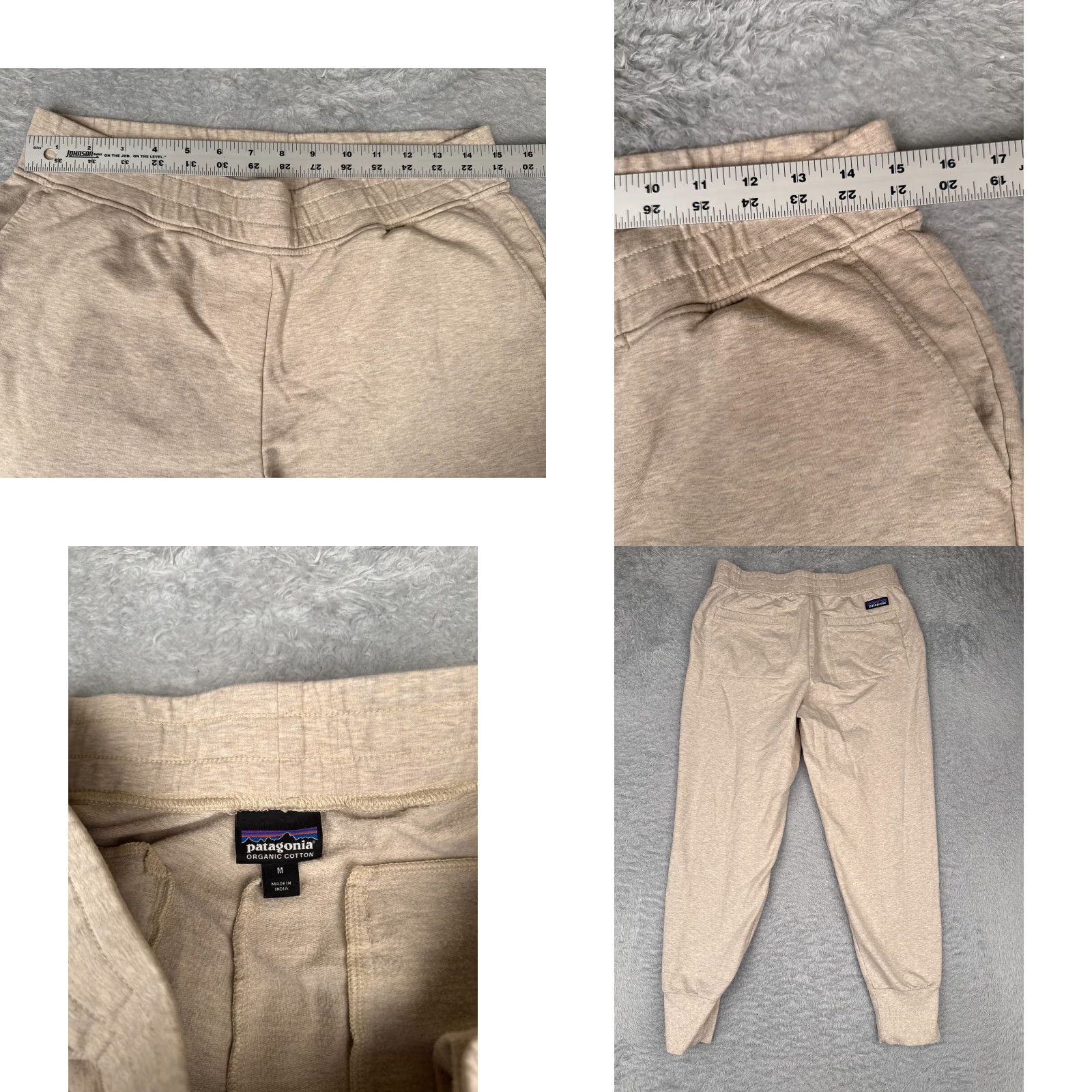 Patagonia Patagonia Pants Womens Medium Beige Jogger Tapered Pockets Casual Cotton Polyester Size M / US 6-8 / IT 42-44 - 8 Thumbnail
