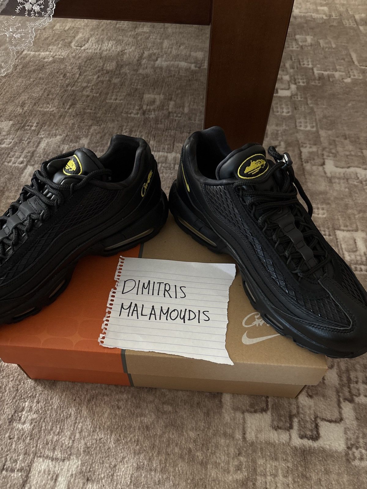 Corteiz × Nike Corteiz x Nike Air Max 95 “Honey Black” — Size EU 42.5 /US 9 Size US 9 / EU 42 - 5 Thumbnail