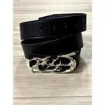 Japanese Brand × Vintage A8 - Y2K Silver Buckle Belt Size 32 - 4 Thumbnail