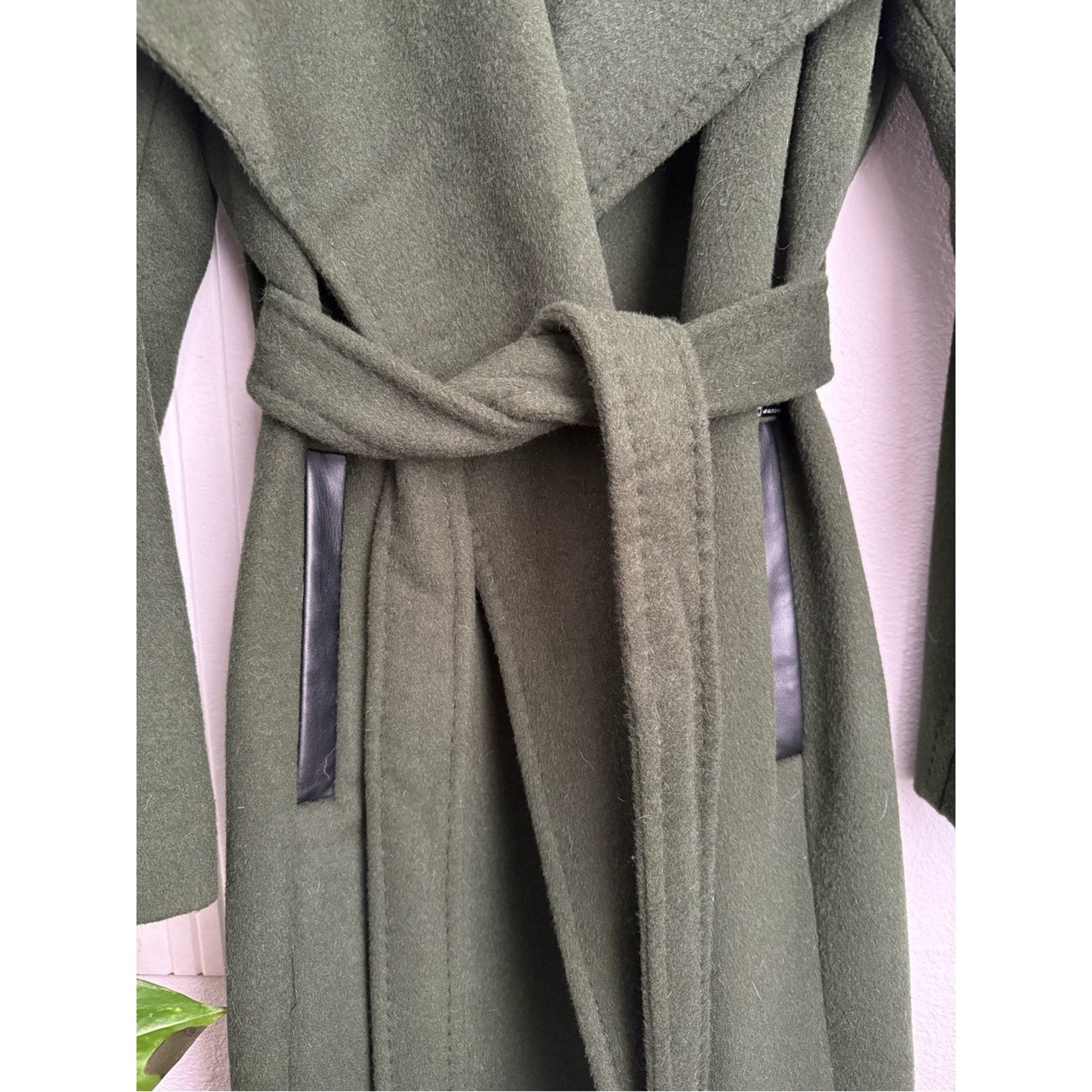 Michael Kors MICHAEL Michael Kors Belted Wrap Coat Jade Dark Green Size M / US 6-8 / IT 42-44 - 5 Thumbnail