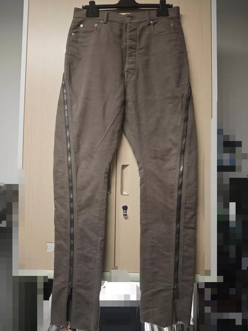 Rick Owens Rick Owens 23 FW Main Line Men's open zip jeans 2504-Nextar Size US 32 / EU 48 - 1 Thumbnail