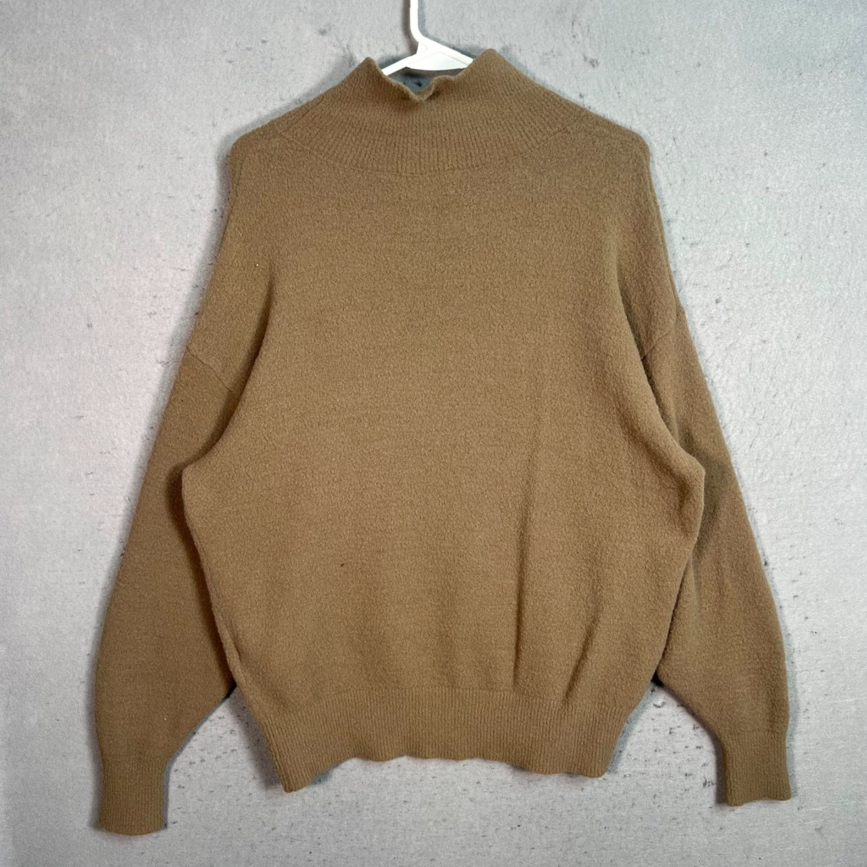 Vintage Wilfred Free Women's Sweater Pullover Size Small Brown Long Sleeve High Neck Casual Knit Size S / US 4 / IT 40 - 2 Thumbnail