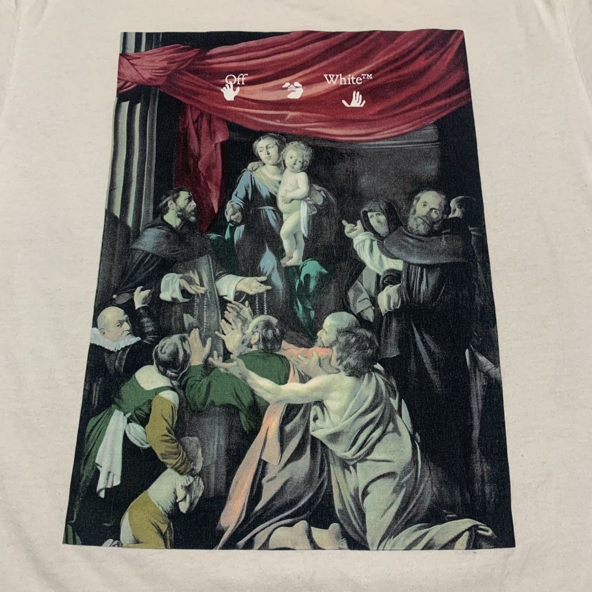 Off-White Off White Medium Caravaggio Arrows White Tee Virgil Abloh Size US M / EU 48-50 / 2 - 3 Thumbnail