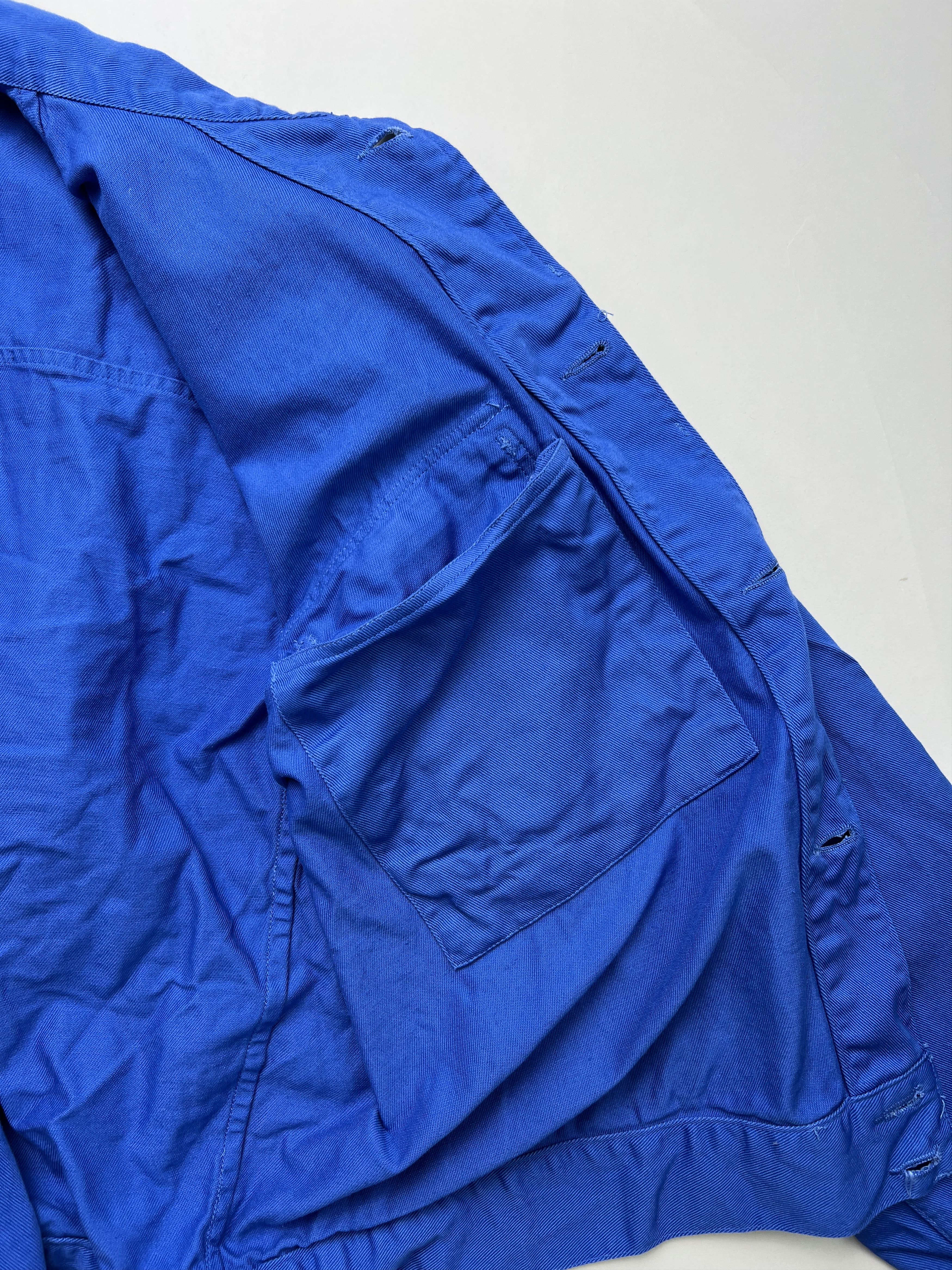 Vintage French Work Short Jacket Vintage Bleu De Travail Size US M / EU 48-50 / 2 - 6 Thumbnail