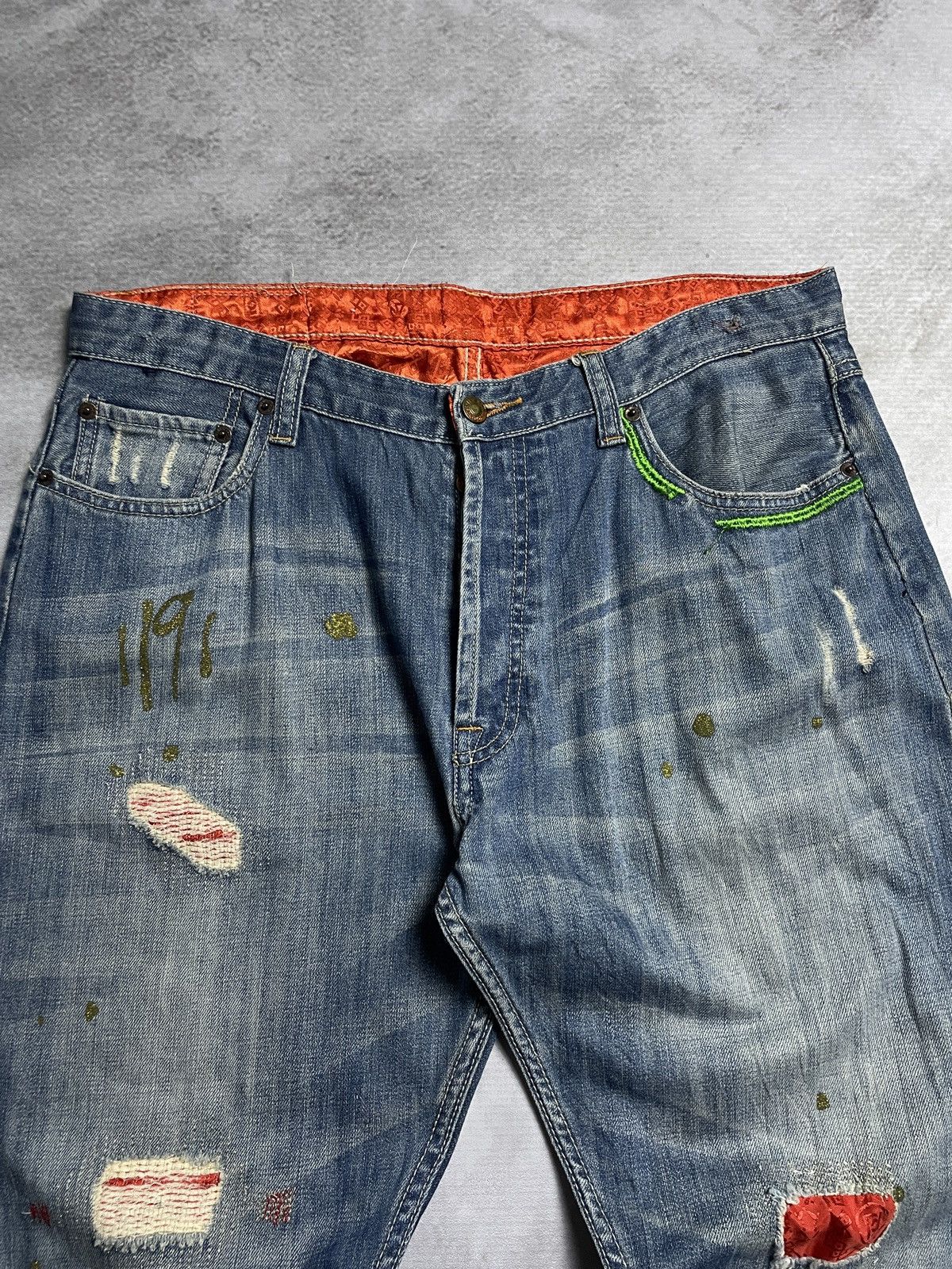 CLOT × Levi's Clot X Levi’s 501 Crash Patch Denim Pants Size US 36 / EU 52 - 9 Thumbnail
