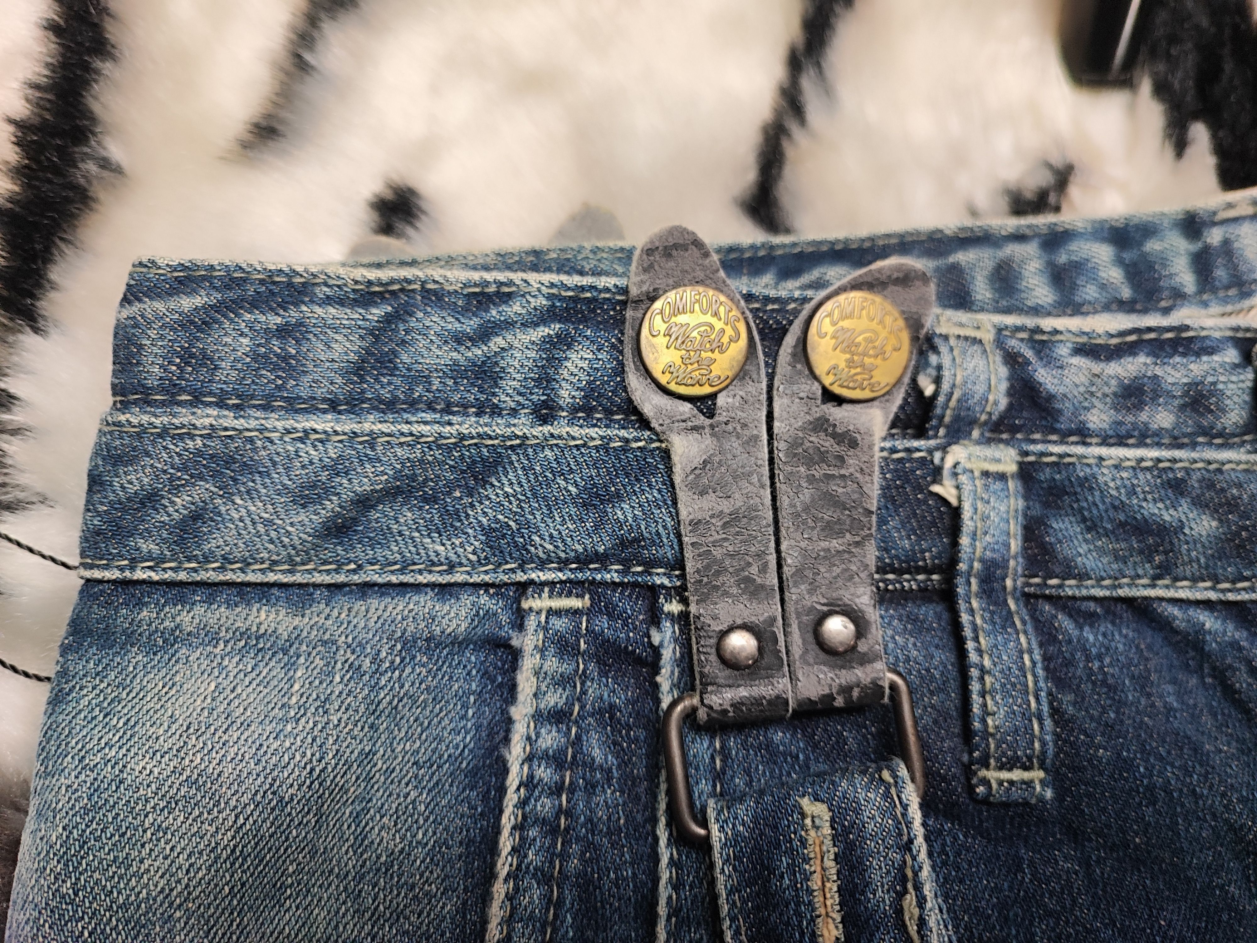 PPFM PPFM Bondage Punk Distressed Jeans ERD Grunge Chrome Size US 29 - 11 Thumbnail