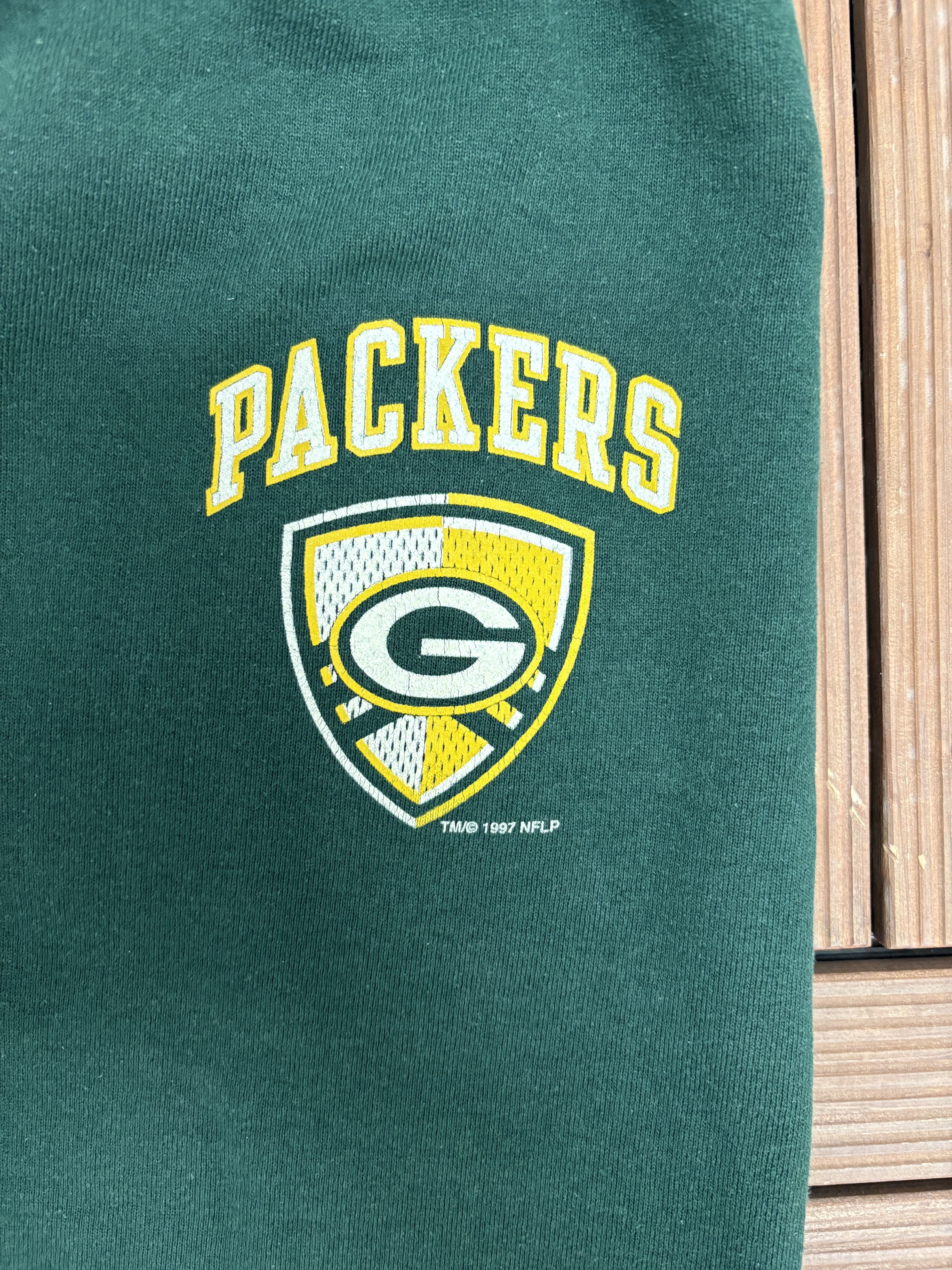 Pro Player × Vintage Green Bay Packers Graphic Vintage Sweat Pants Size US 26 / EU 42 - 3 Thumbnail