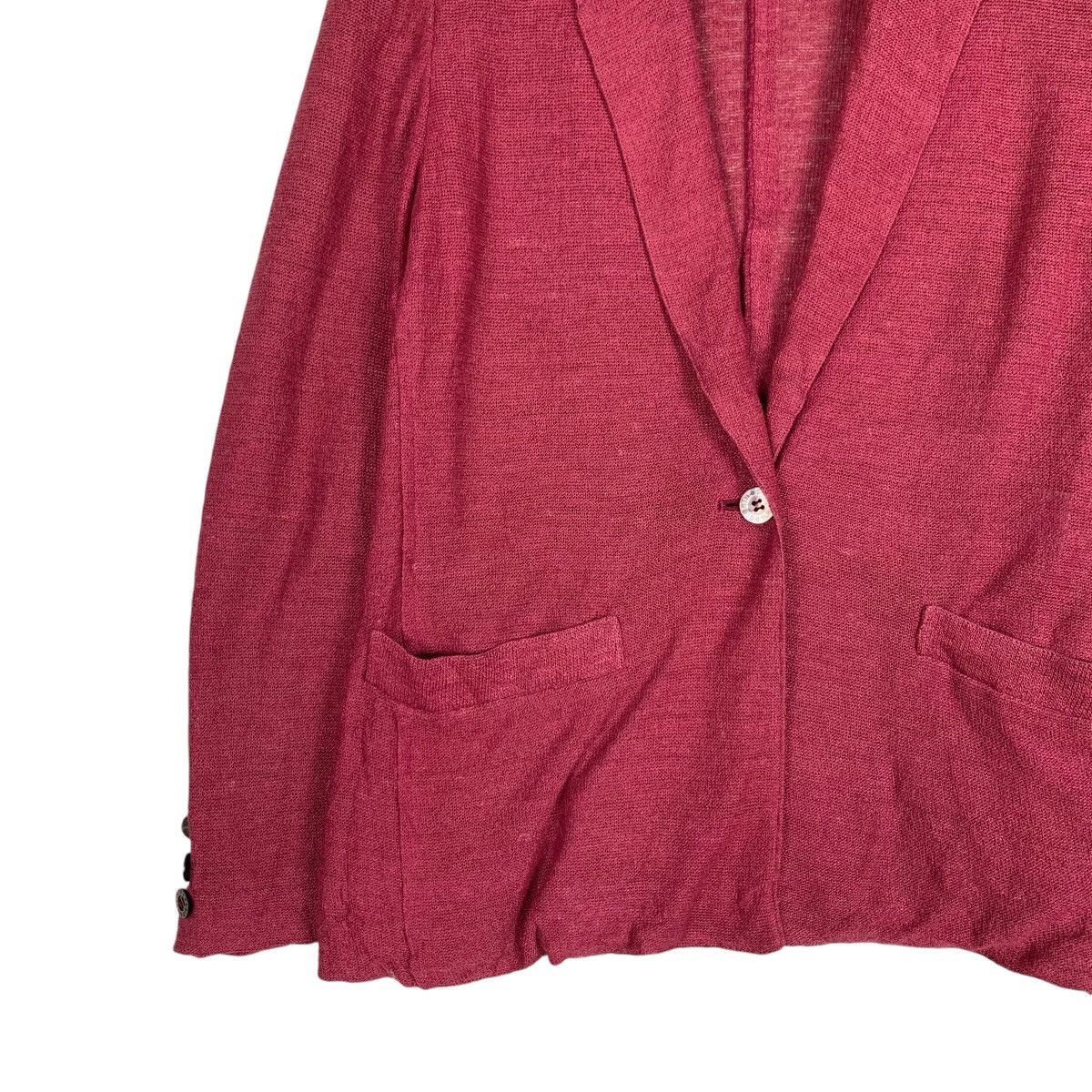 Pierre Balmain PIERRE BALMAIN Boutique Red Blazer Jacket #1225-C55 Size S / US 4 / IT 40 - 3 Thumbnail