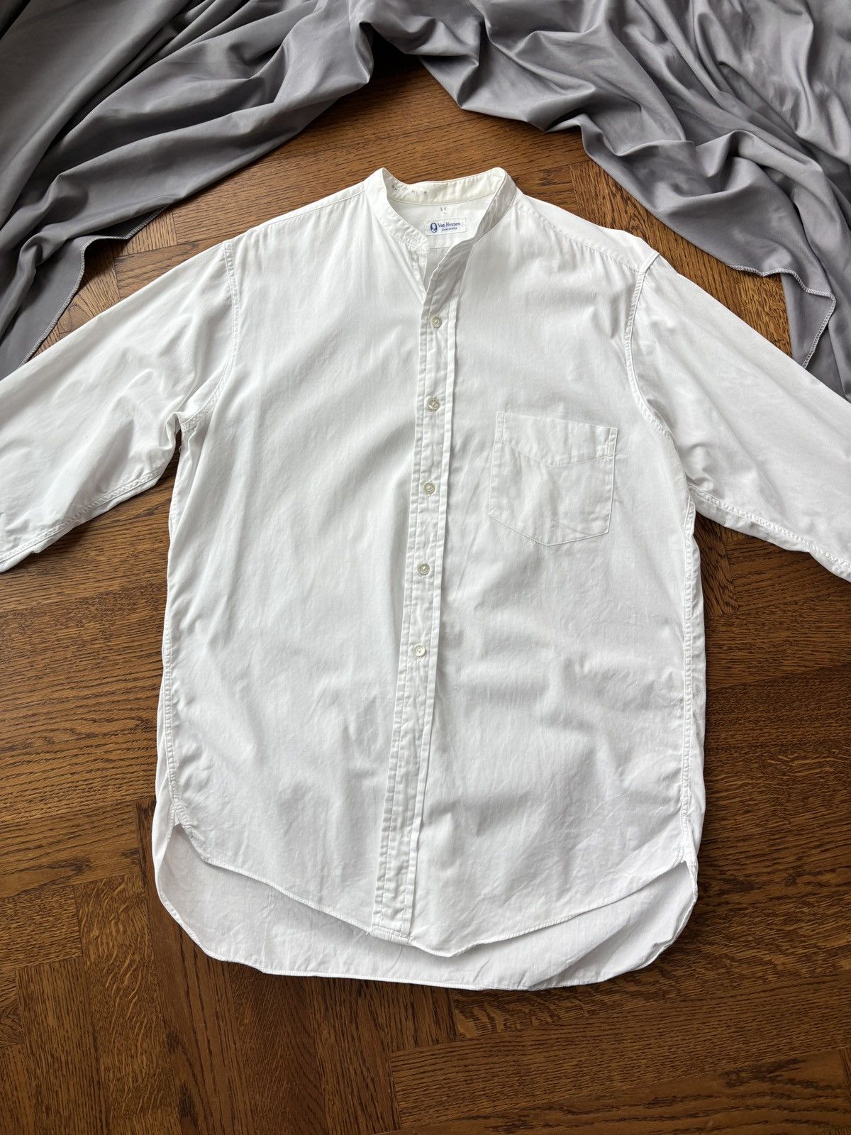 Van Heusen × Vintage 1940s Van Heusen Shirt Vintage Detachable Collar WW2 Sanfor Size US S / EU 44-46 / 1 - 17 Thumbnail