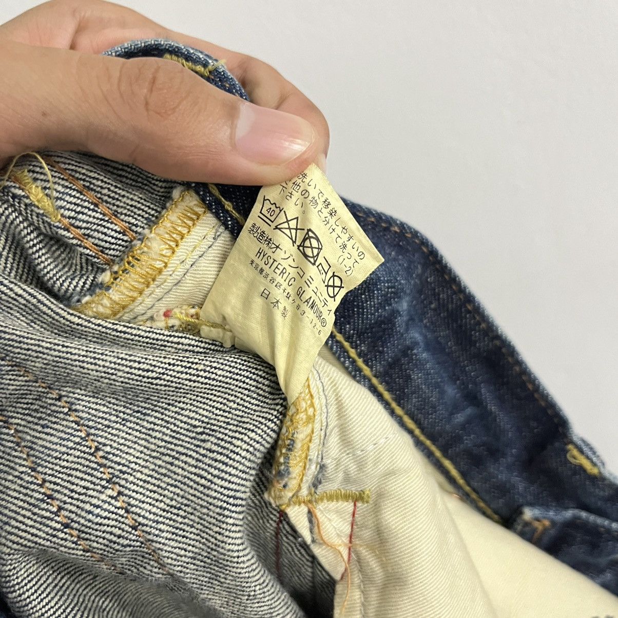 Hysteric Glamour Hysteric Glamour Kinky Denim Line Accent Pant Size US 28 / EU 44 - 14 Thumbnail