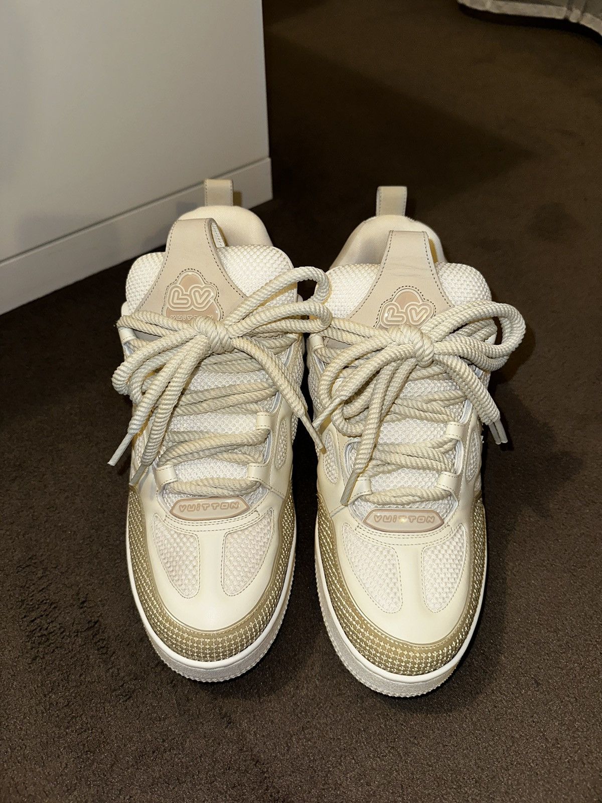 Louis Vuitton Louis Vuitton Skate Sneaker Beige Size US 10.5 / EU 43-44 - 2 Thumbnail