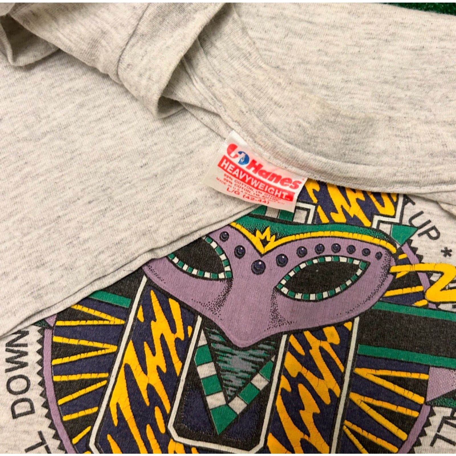 Vintage VINTAGE 90s New Orleans Bourbon Street Mardi Gras 1990 VTG Shirt Mens Size Large Size US L / EU 52-54 / 3 - 2 Thumbnail