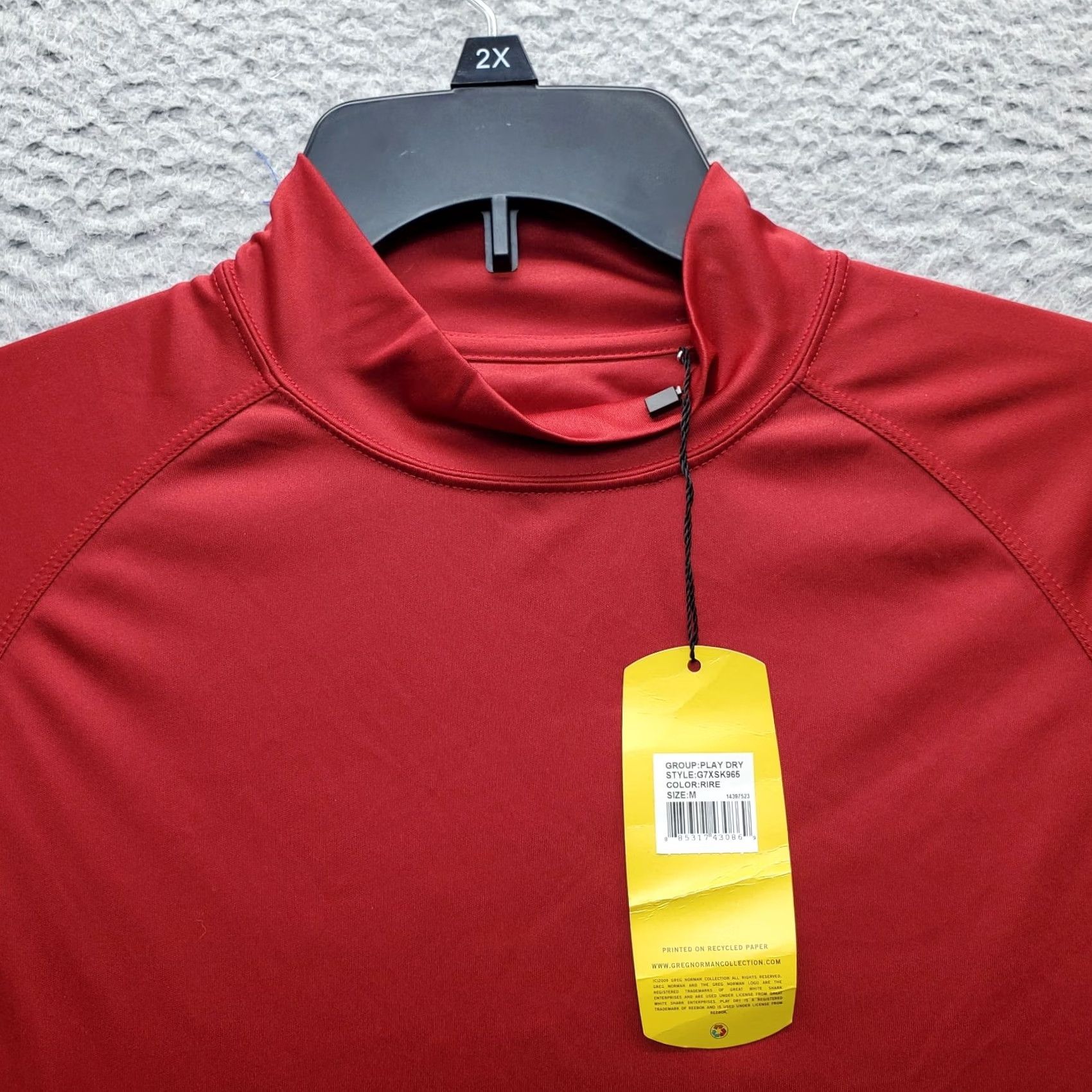 Vintage Greg Norman Activewear Shirt Mens M Golf Performance Stretch Play Dry G7XSK965 Size US M / EU 48-50 / 2 - 5 Thumbnail