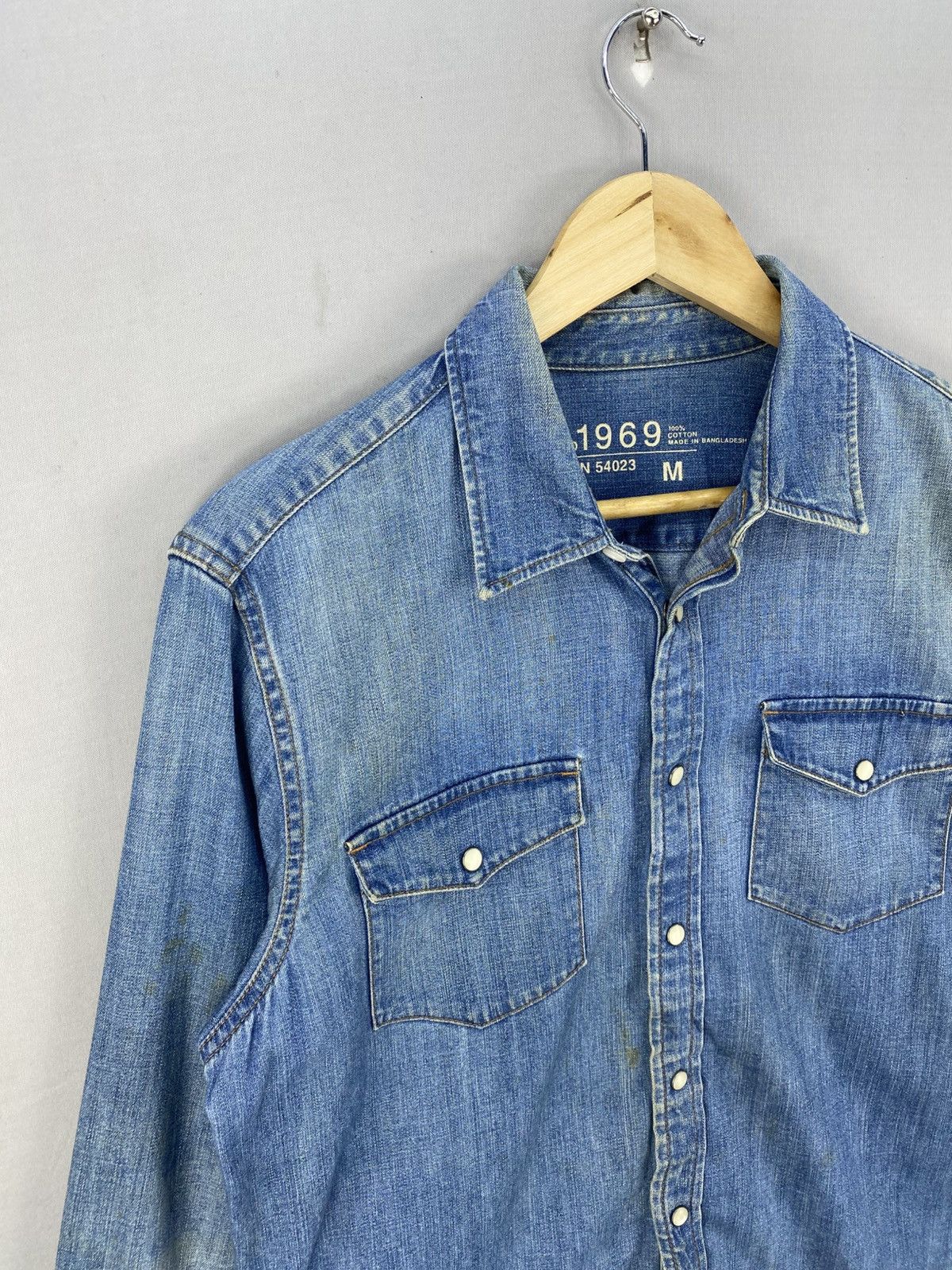 Gap GAP 1969 Western Shirts Button Up Size US M / EU 48-50 / 2 - 2 Thumbnail