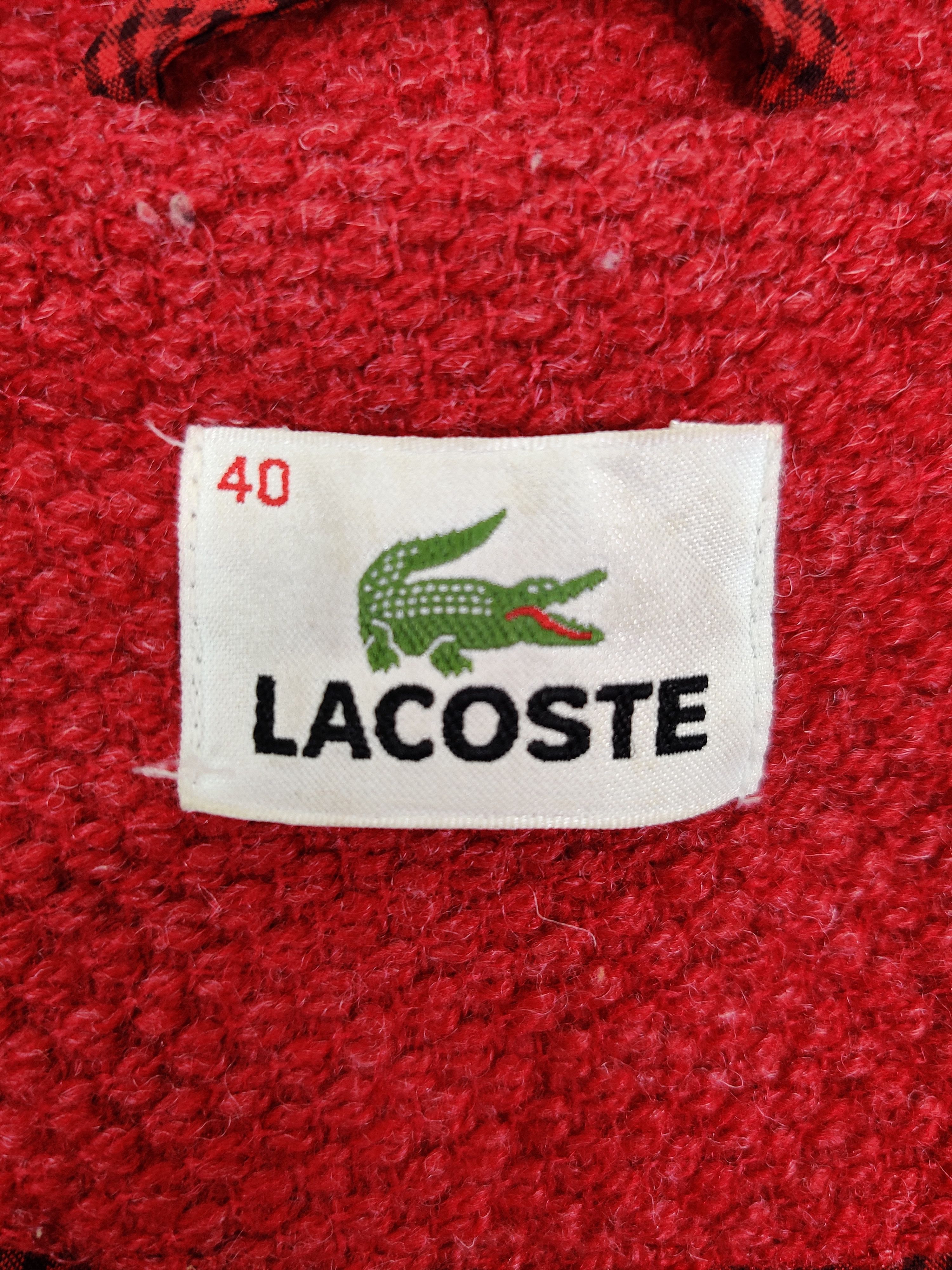 Lacoste Vintage Lacoste Mohair Long Coat Jacket Size US M / EU 48-50 / 2 - 10 Thumbnail