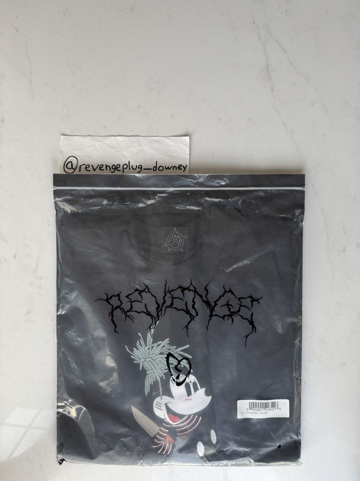 Revenge Revenge XXX Tee Black/Red Size US XXL / EU 58 / 5 - 1 Thumbnail