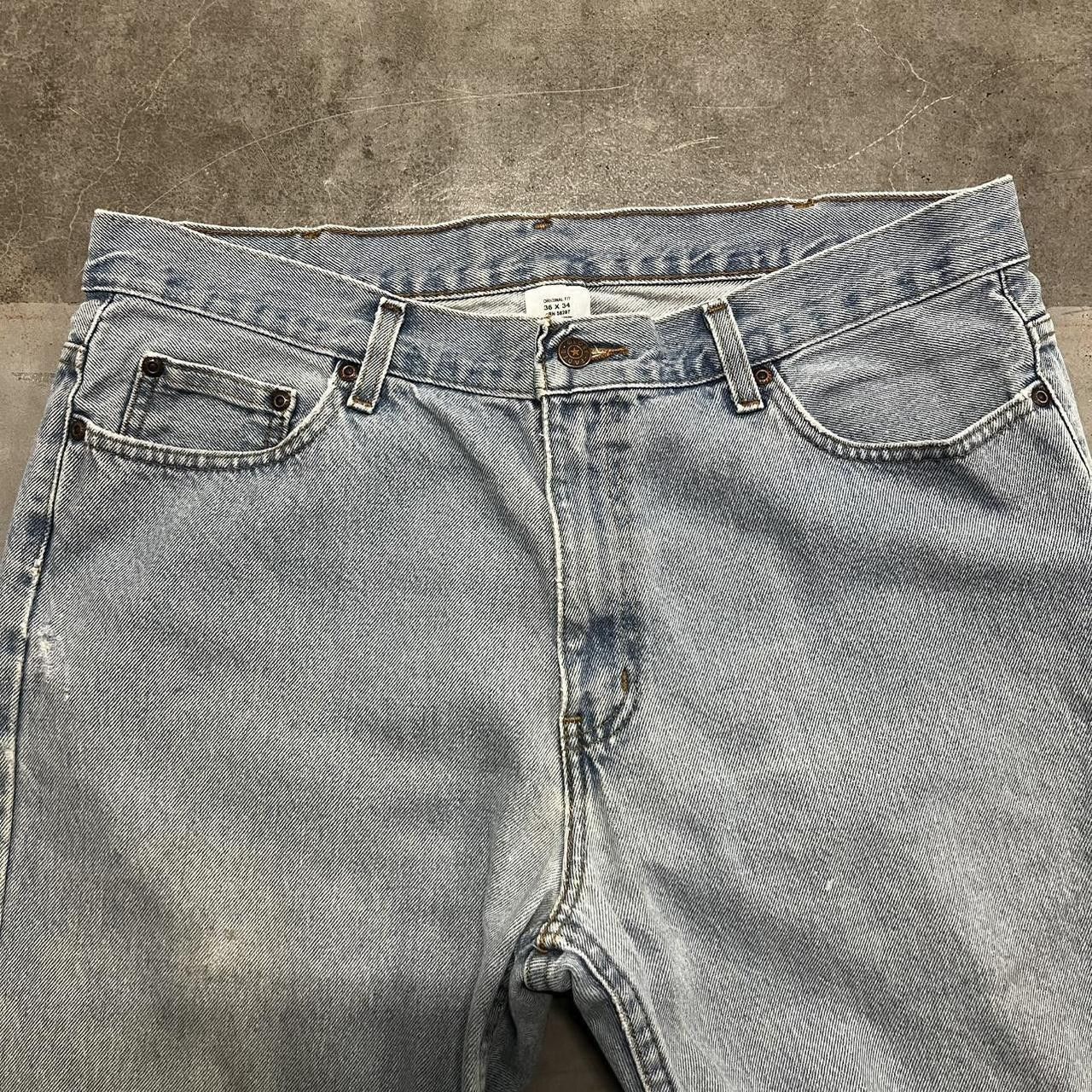 Vintage Crazy Vintage Y2K/2000s Super Baggy Wideleg Skater Style Light Blue Wash Denim Jeans! Size US 36 / EU 52 - 4 Thumbnail