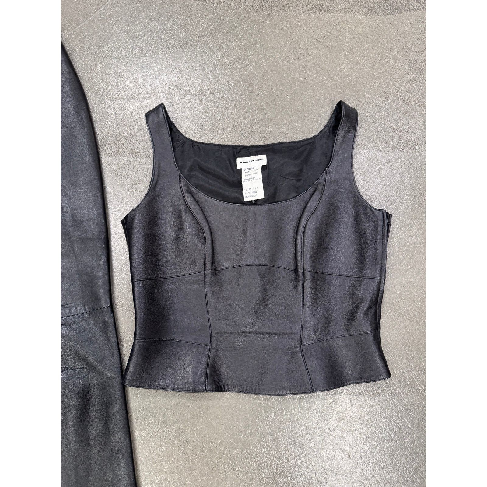 Thierry Mugler 2000s Mugler set (top + pants) Size 28" / US 6 / IT 42 - 6 Thumbnail