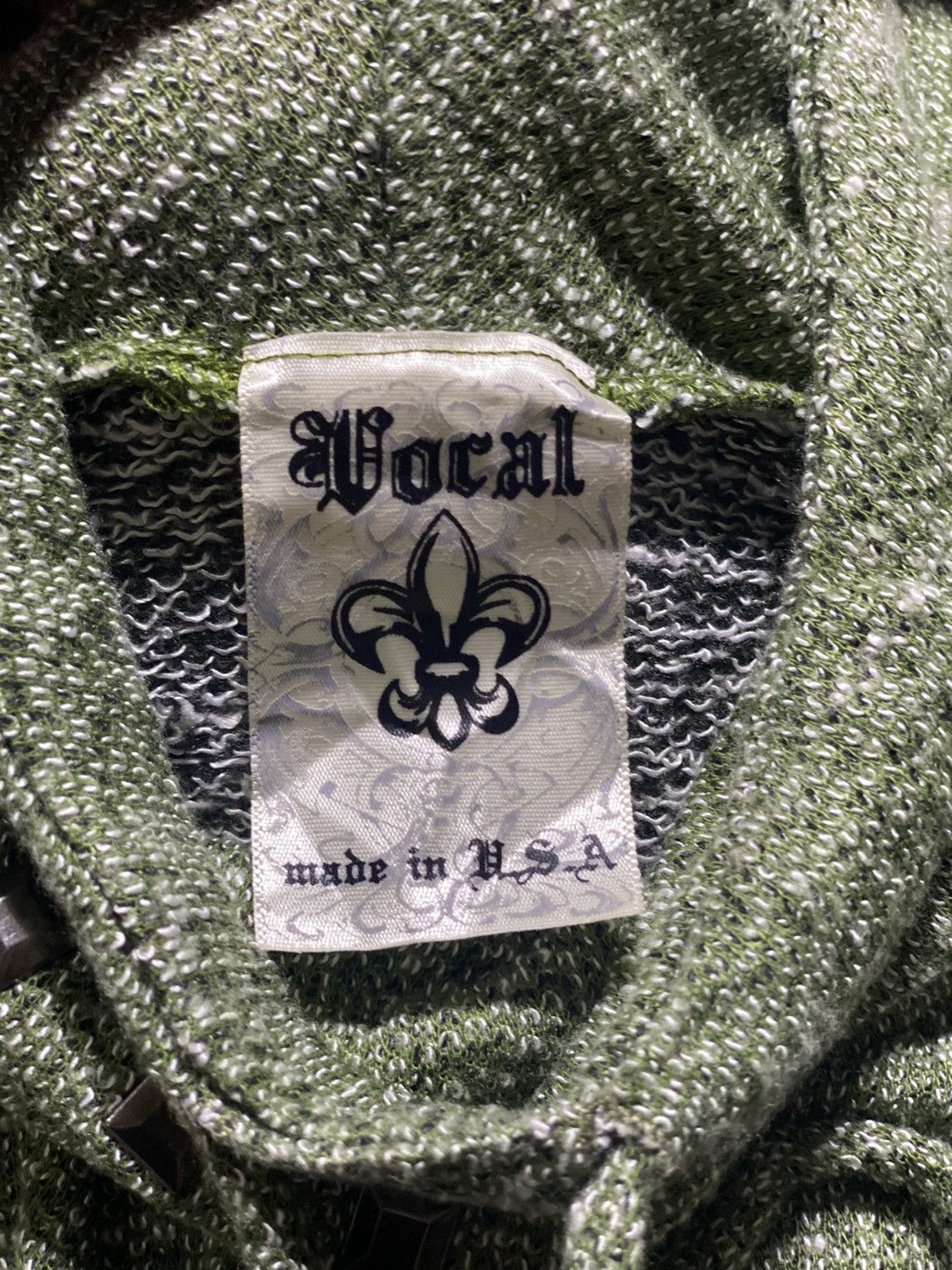 Japanese Brand 2000's Vocal Rebel Studed Knit Hoodie Size US M / EU 48-50 / 2 - 5 Thumbnail